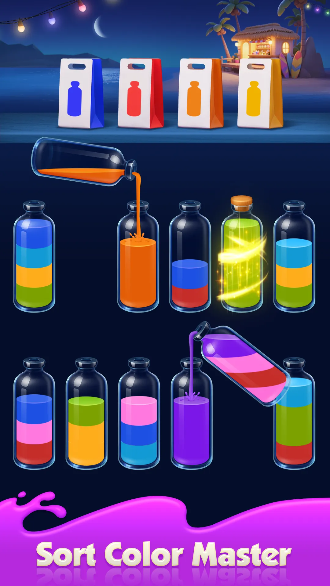 Water Sort! 3D Color Match Puz | Indus Appstore | Screenshot