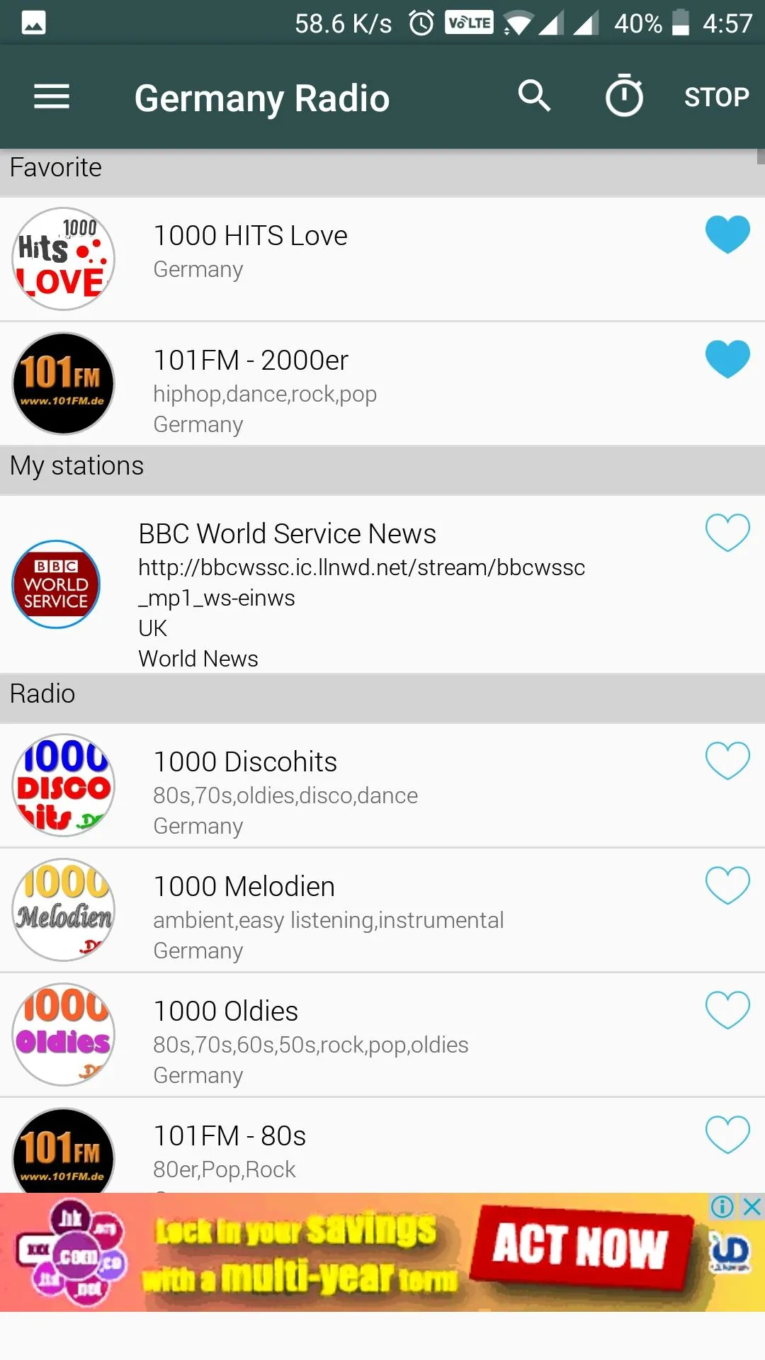 Germany Radio | Indus Appstore | Screenshot