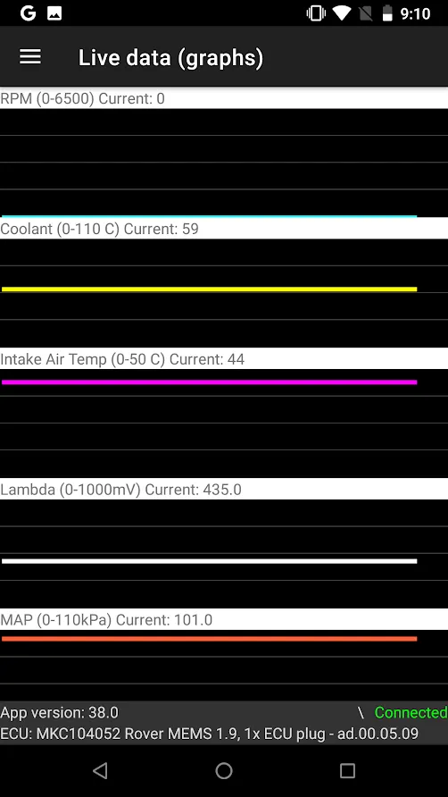 Rover MEMS ECU Diagnostic | Indus Appstore | Screenshot