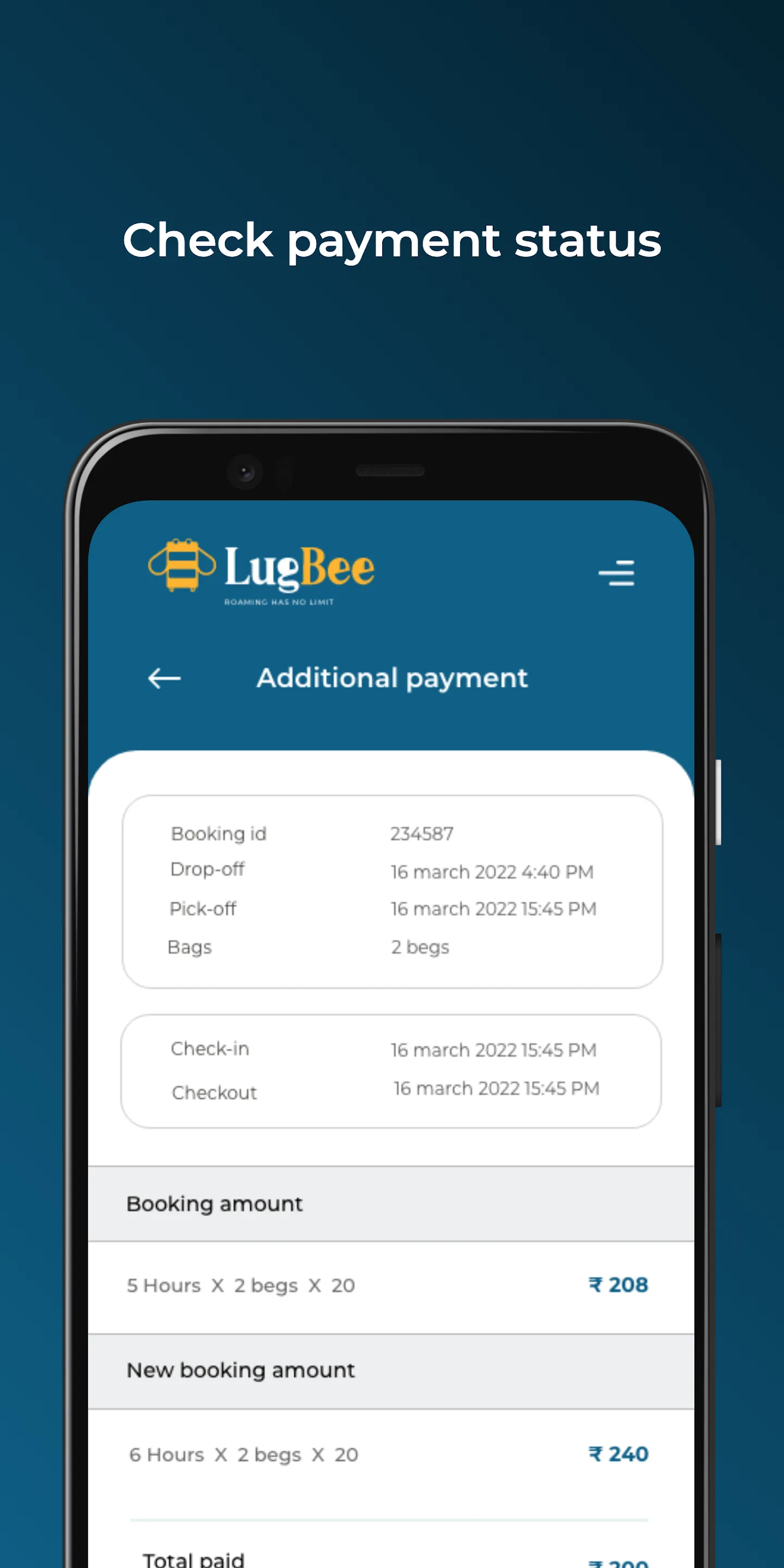 Lugbee Host | Indus Appstore | Screenshot