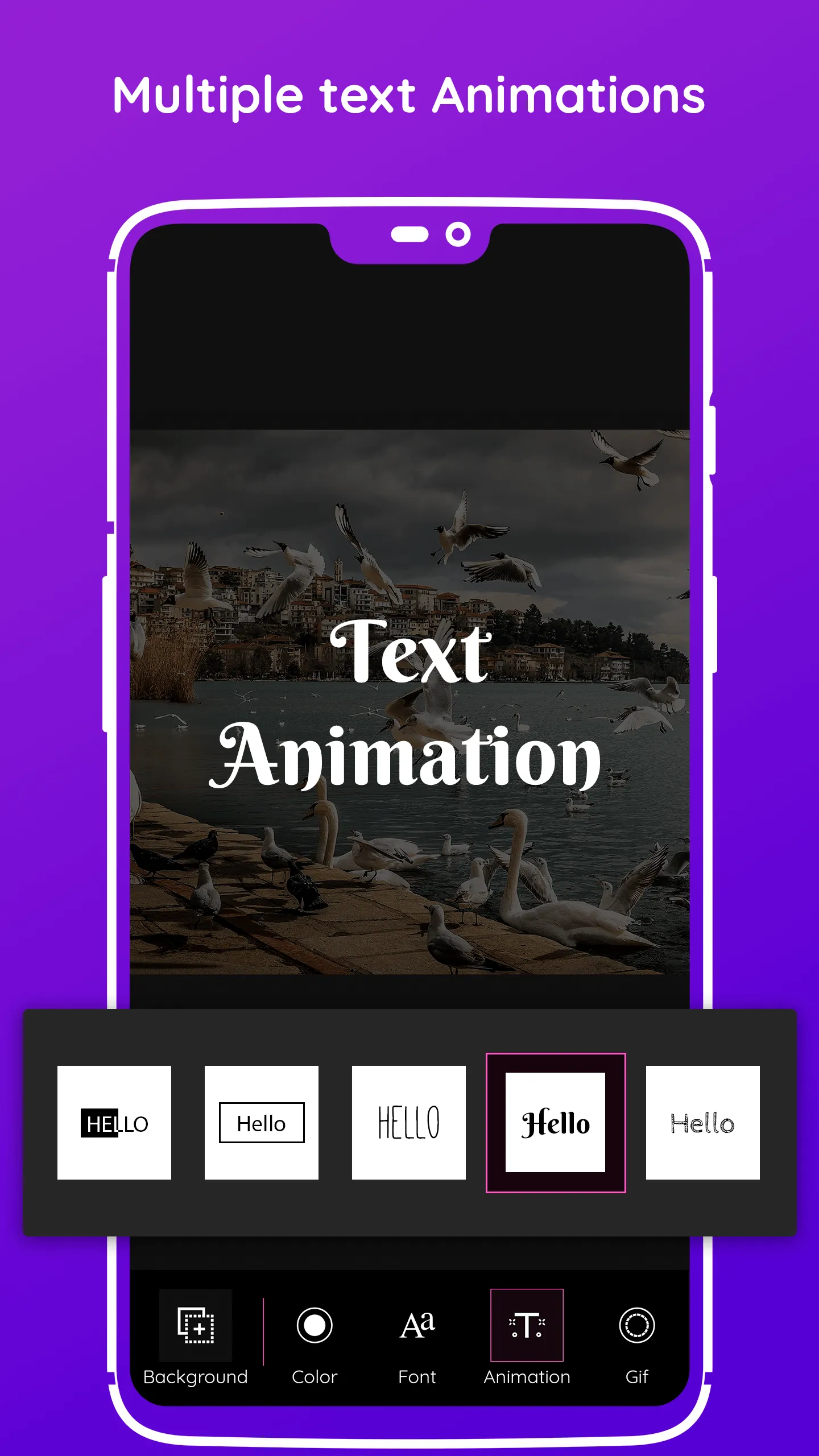 Text Animation GIF Maker | Indus Appstore | Screenshot