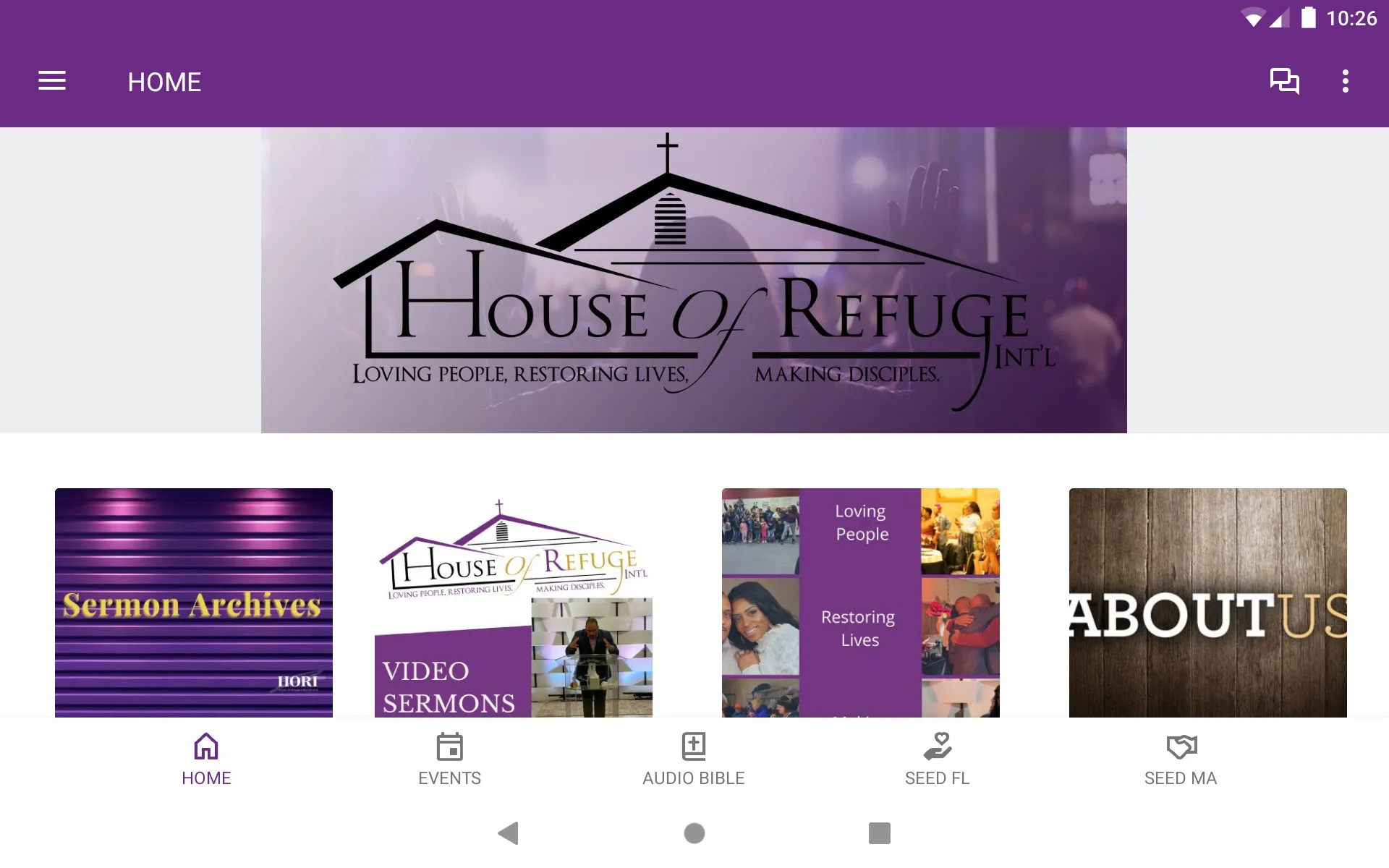 House of Refuge Int'l | Indus Appstore | Screenshot