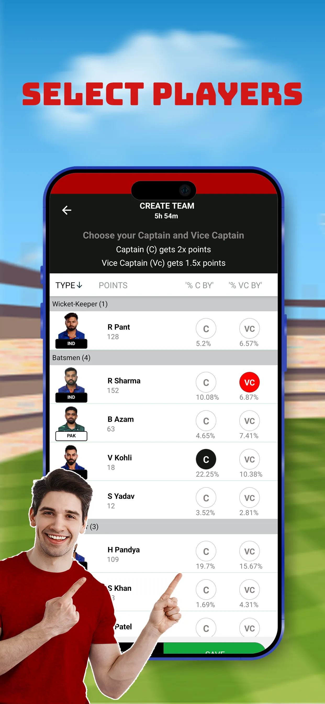 11Challengers - Fantasy App | Indus Appstore | Screenshot