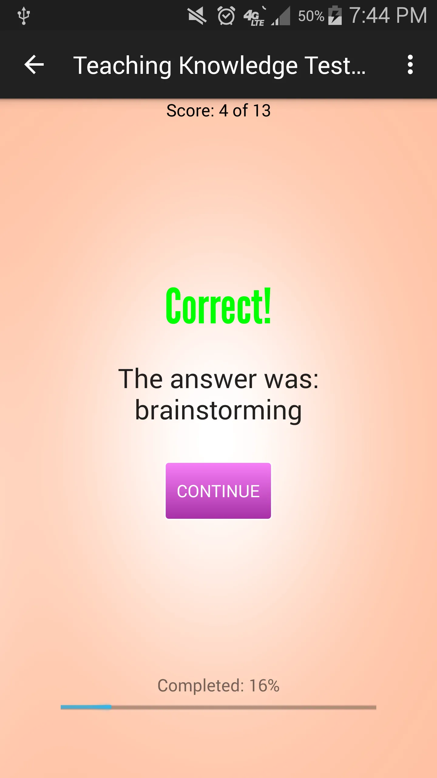 Teaching Knowledge Test | Indus Appstore | Screenshot