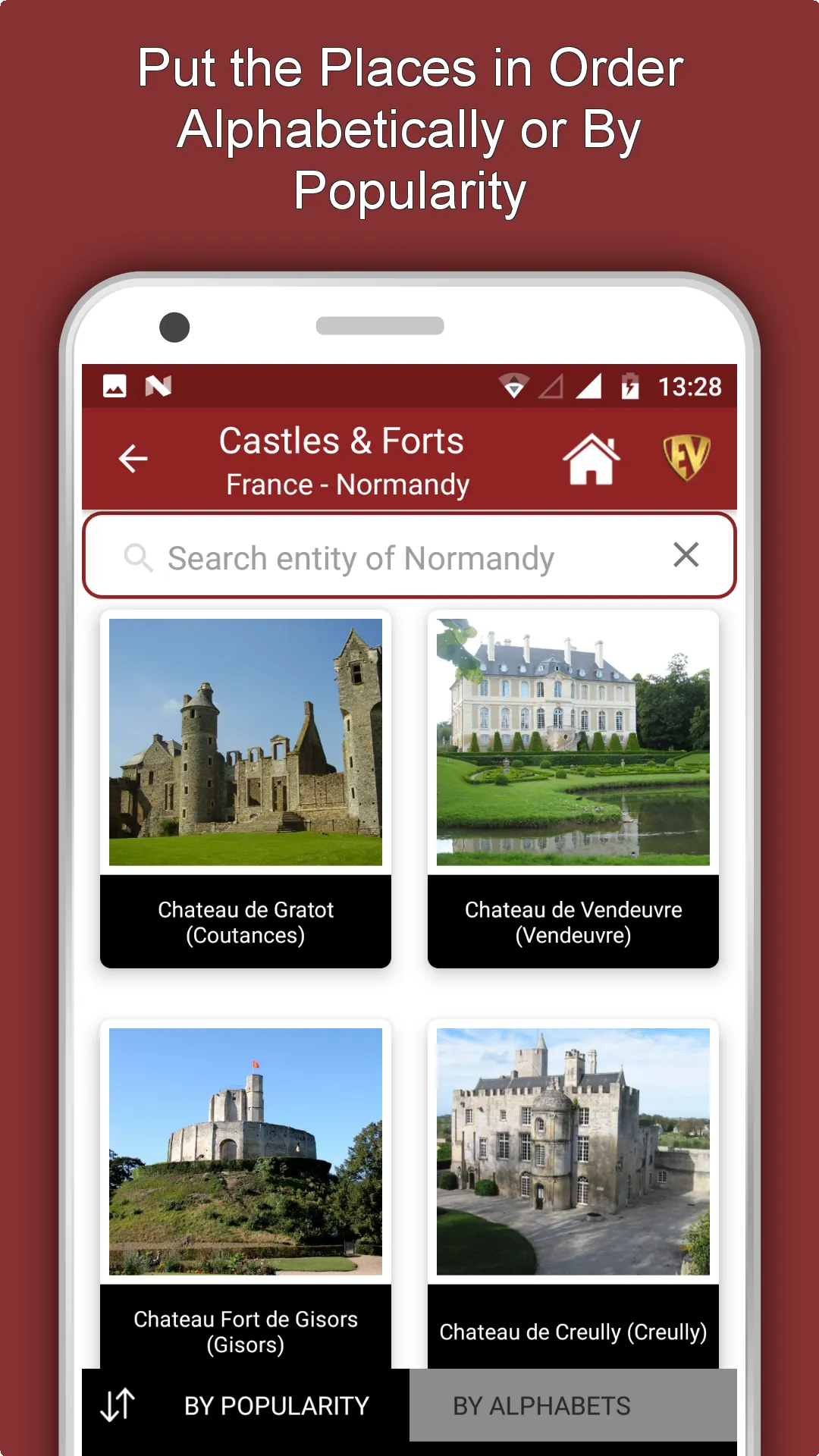 World Famous Castles & Forts T | Indus Appstore | Screenshot