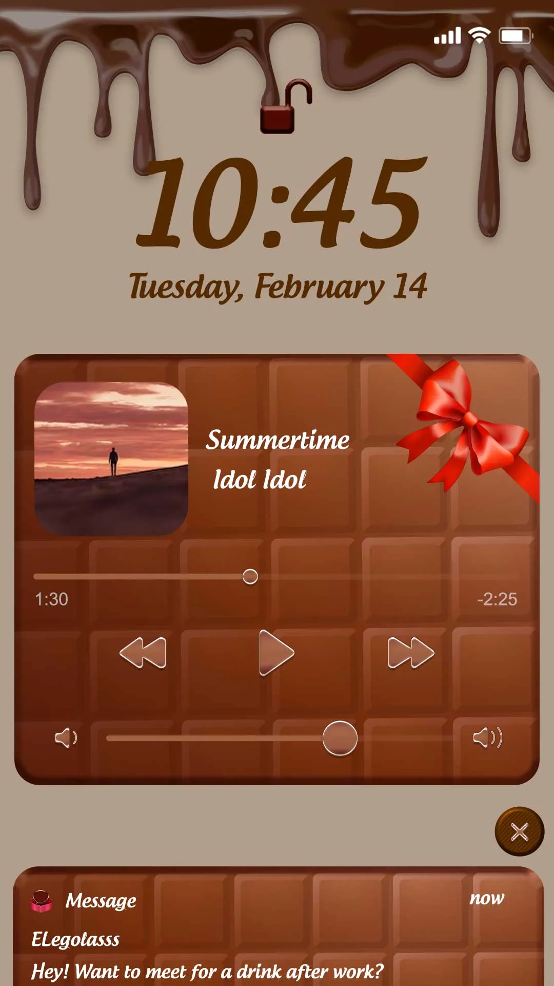 Wow Valentine Chocolate Theme | Indus Appstore | Screenshot