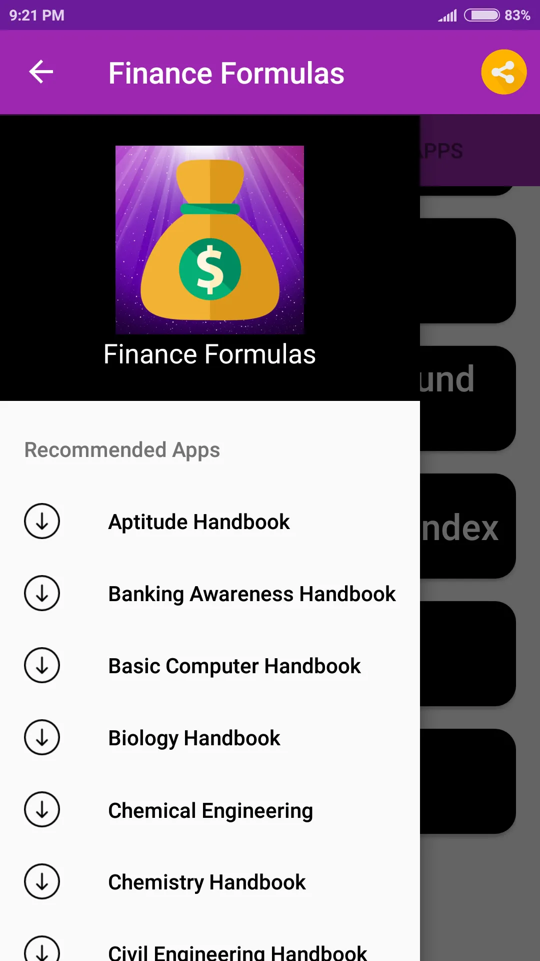 Finance Formulas | Indus Appstore | Screenshot