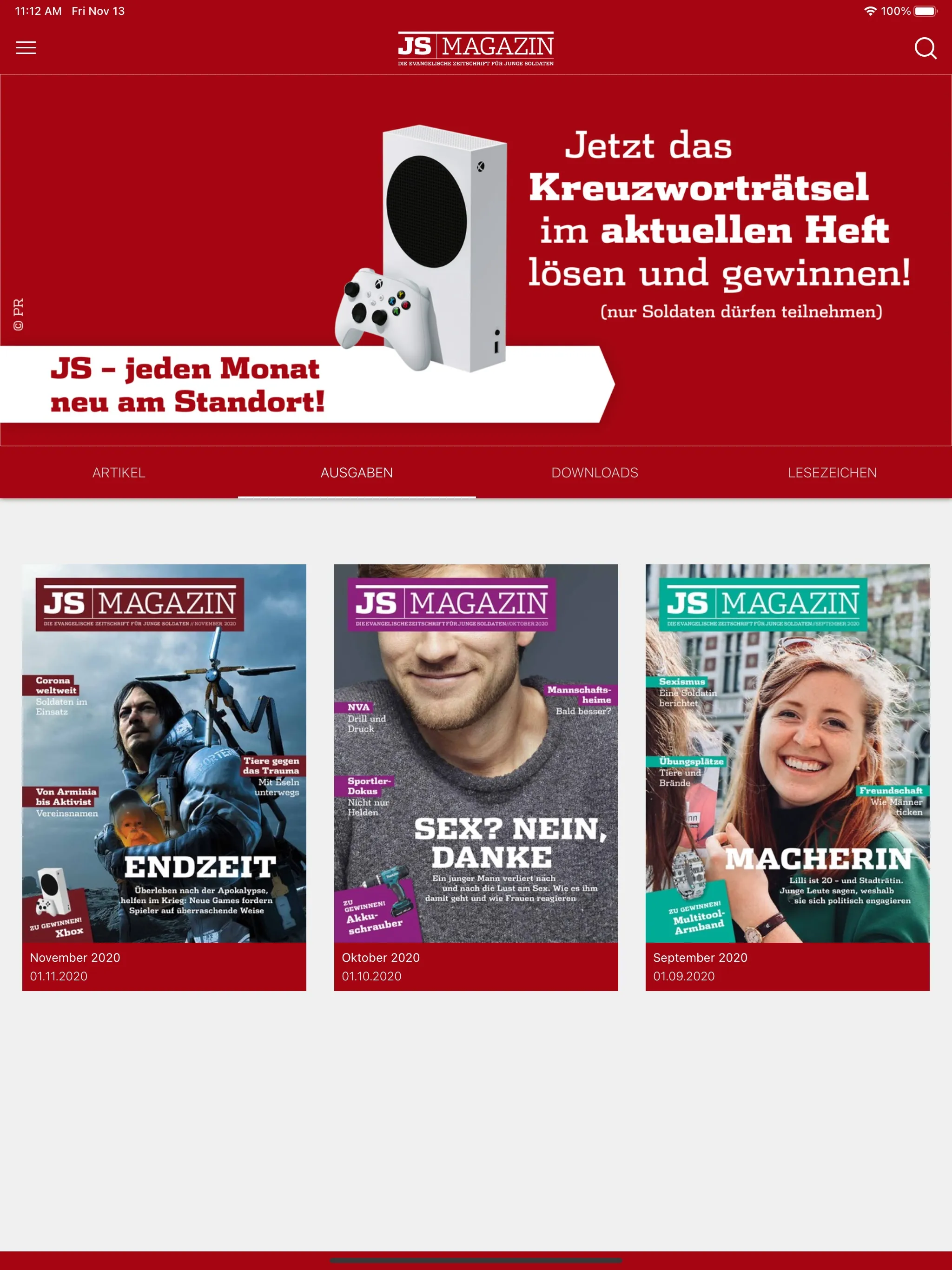 JS-Magazin | Indus Appstore | Screenshot