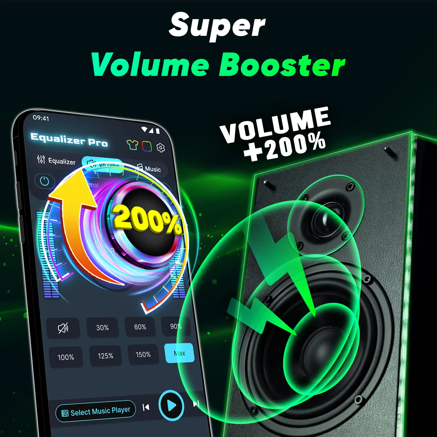 Volume Booster Equalizer Bass | Indus Appstore | Screenshot