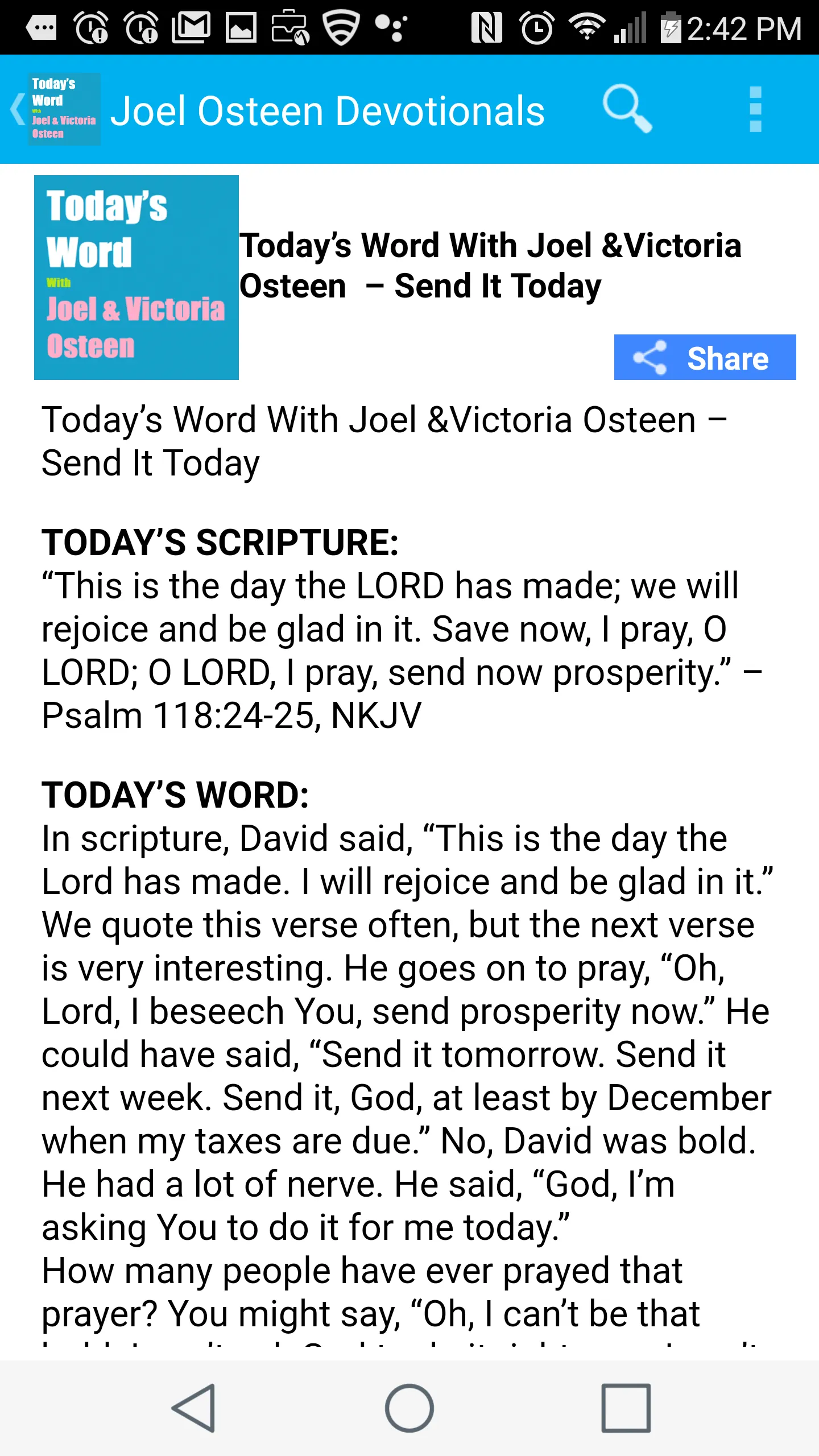 Daily Inspirational Devotional | Indus Appstore | Screenshot