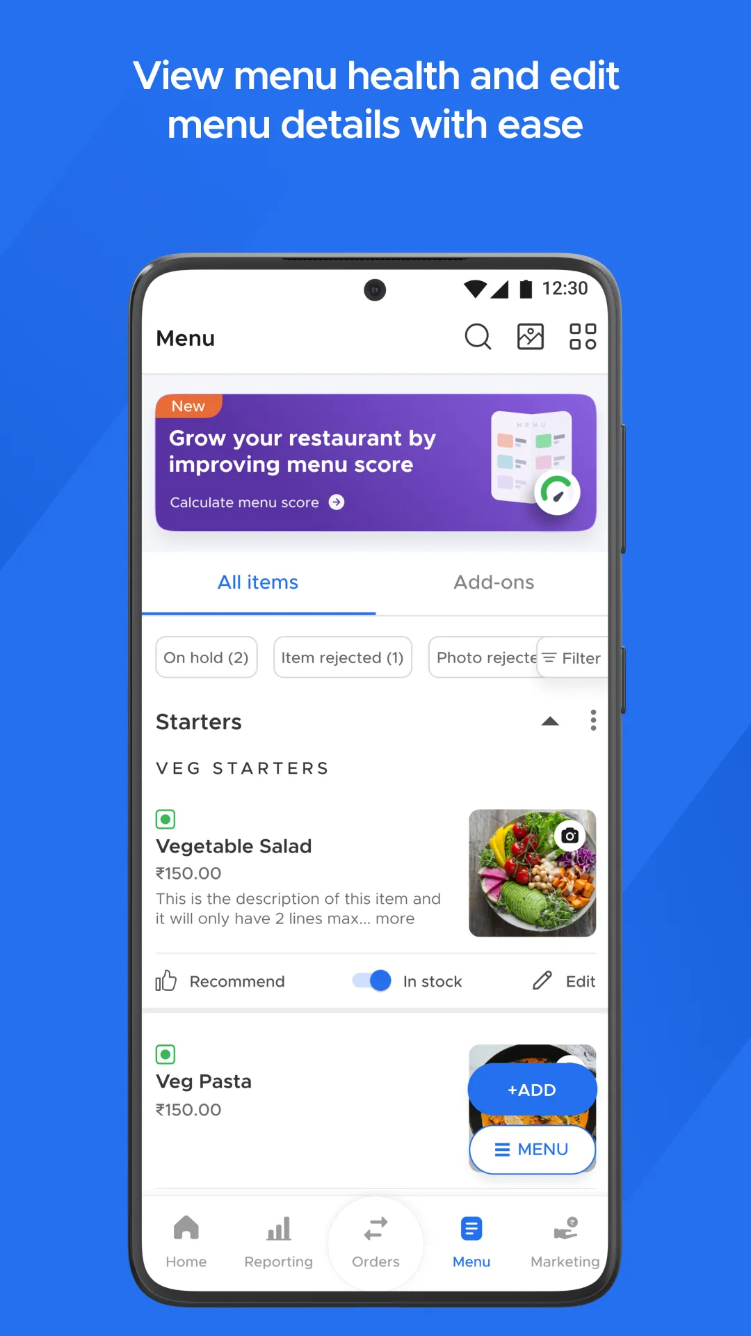 Zomato Restaurant Partner | Indus Appstore | Screenshot