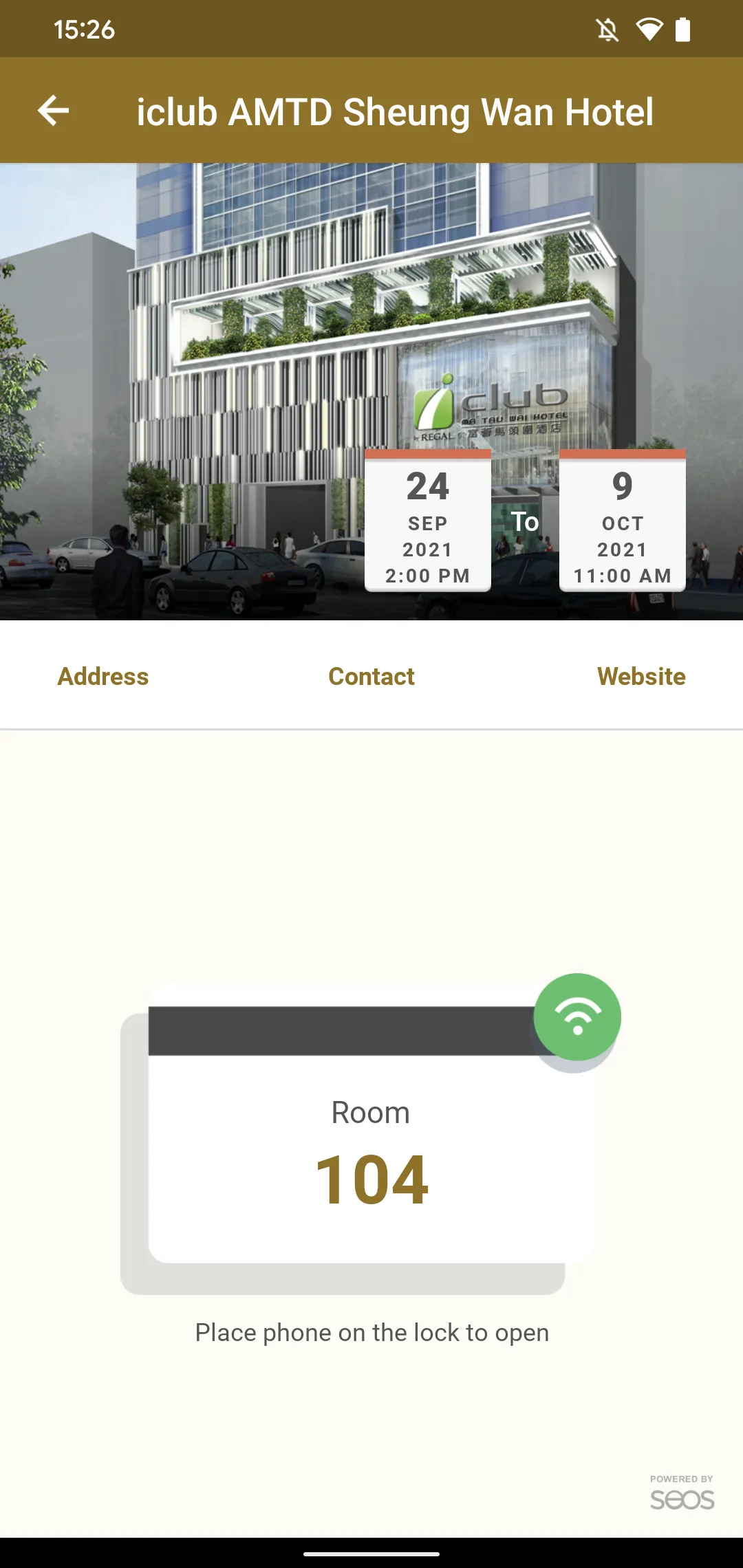 Regal Hotels Mobile Keys | Indus Appstore | Screenshot