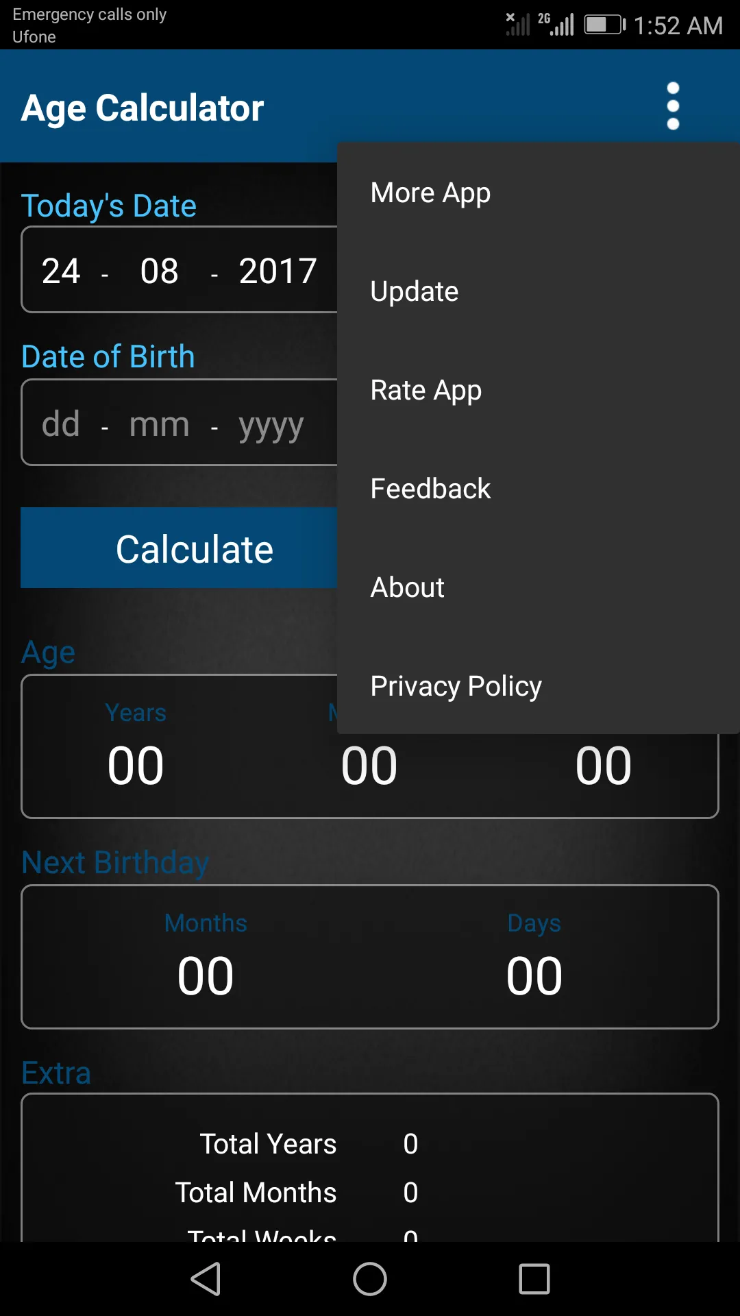 Age Calculator | Indus Appstore | Screenshot