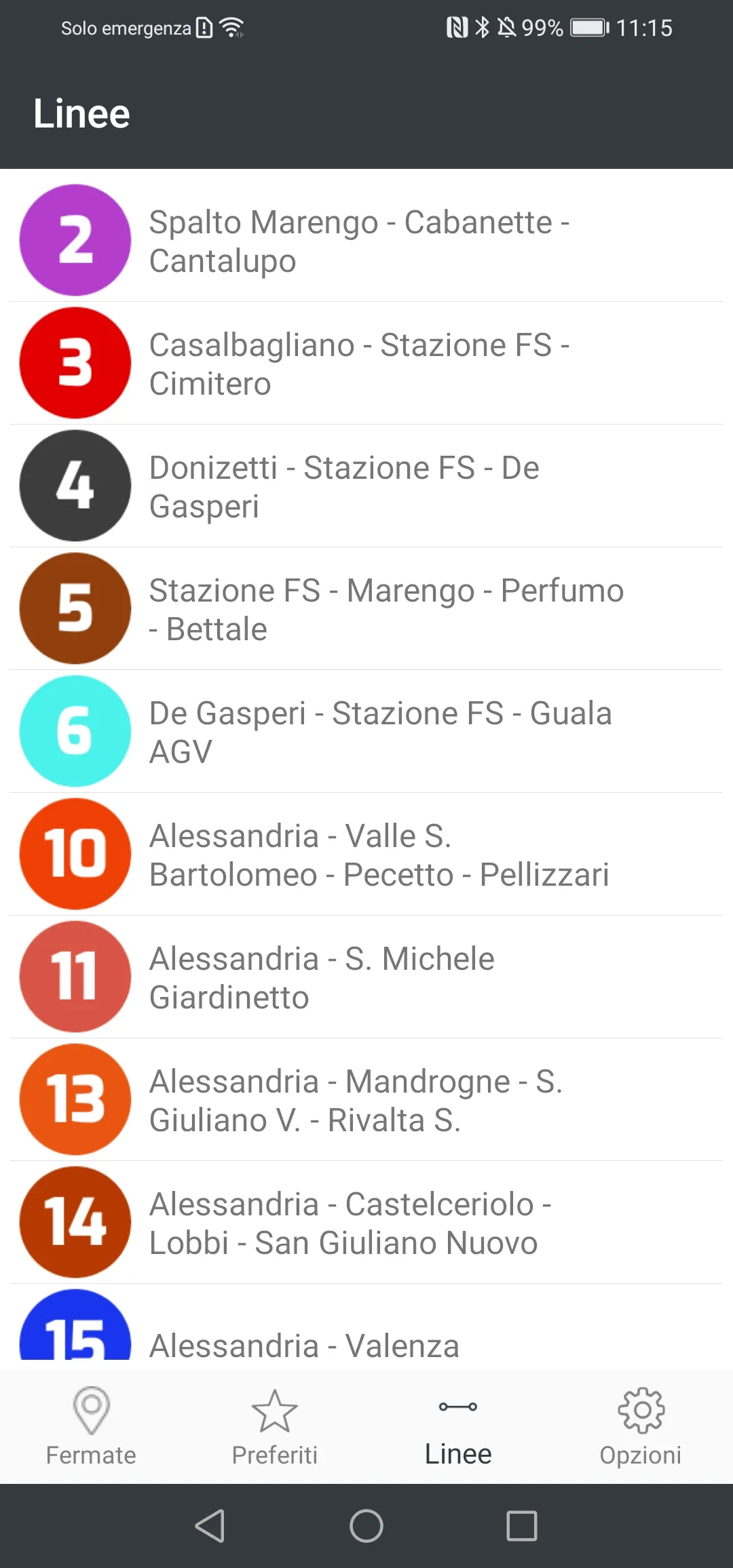 Alessandria Bus Sapiens | Indus Appstore | Screenshot