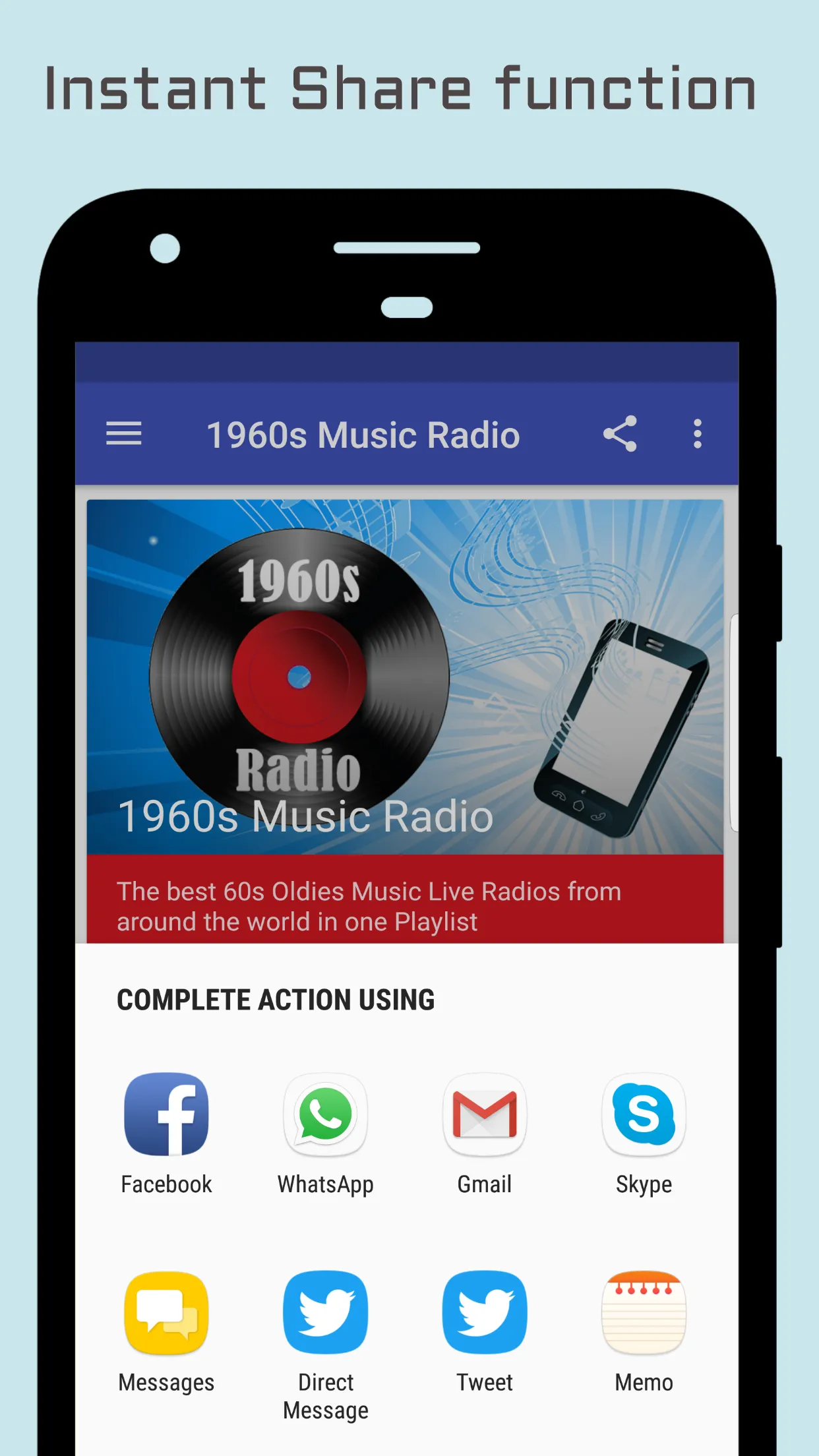 60s Radio Sixties Music | Indus Appstore | Screenshot