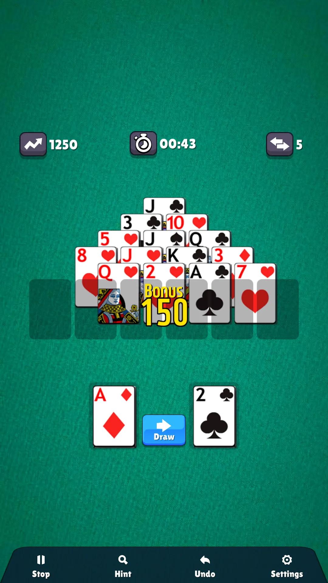 Solitaire: Pyramid | Indus Appstore | Screenshot