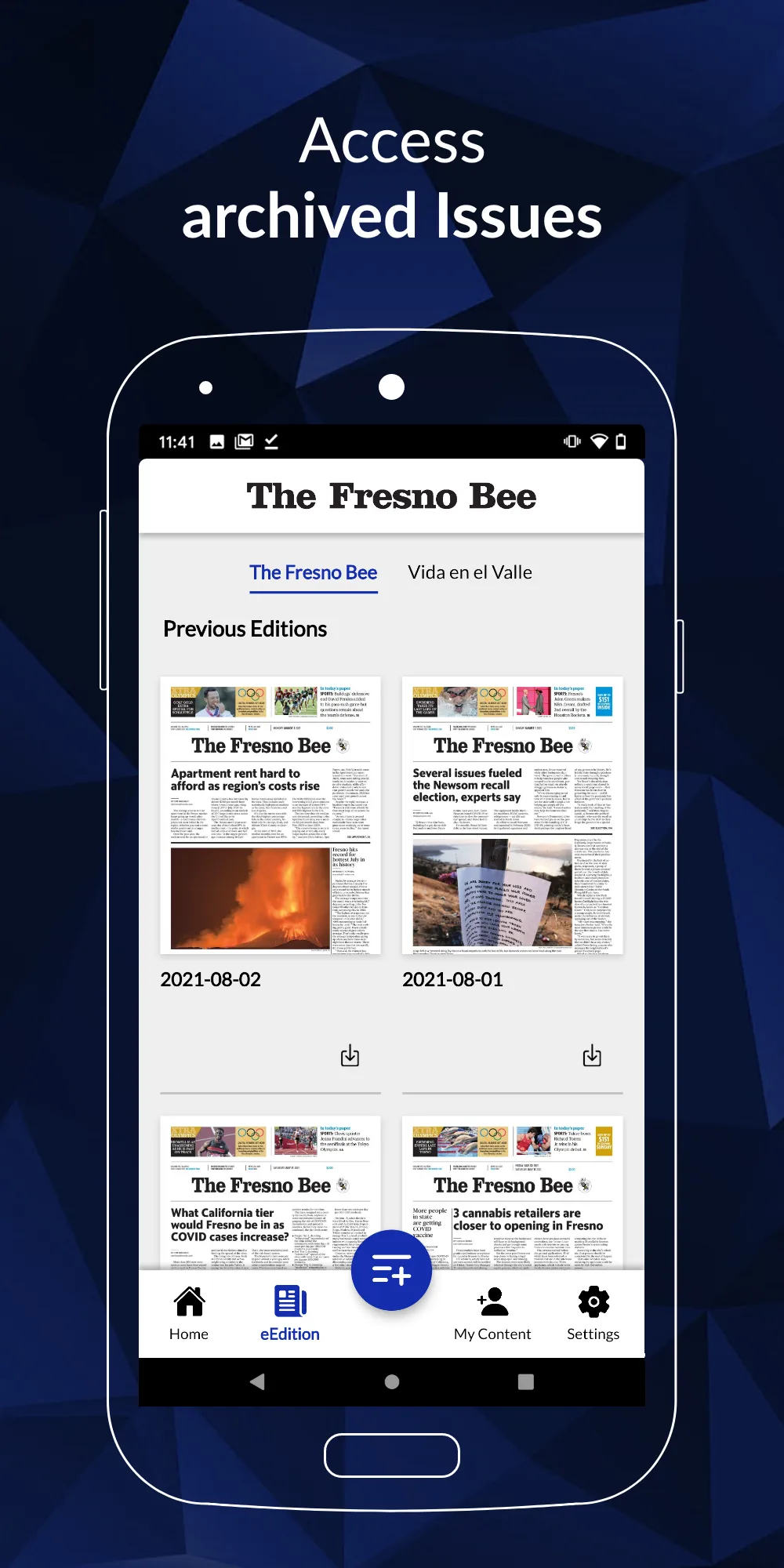 Fresno Bee newspaper | Indus Appstore | Screenshot