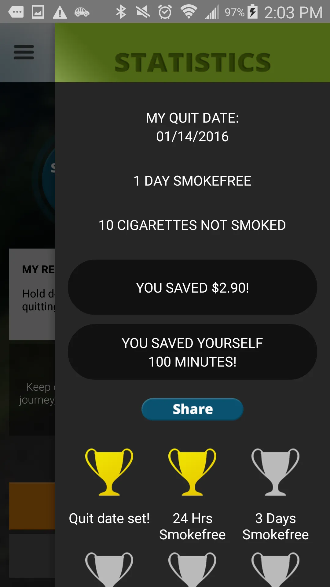 QuitGuide - Quit Smoking | Indus Appstore | Screenshot