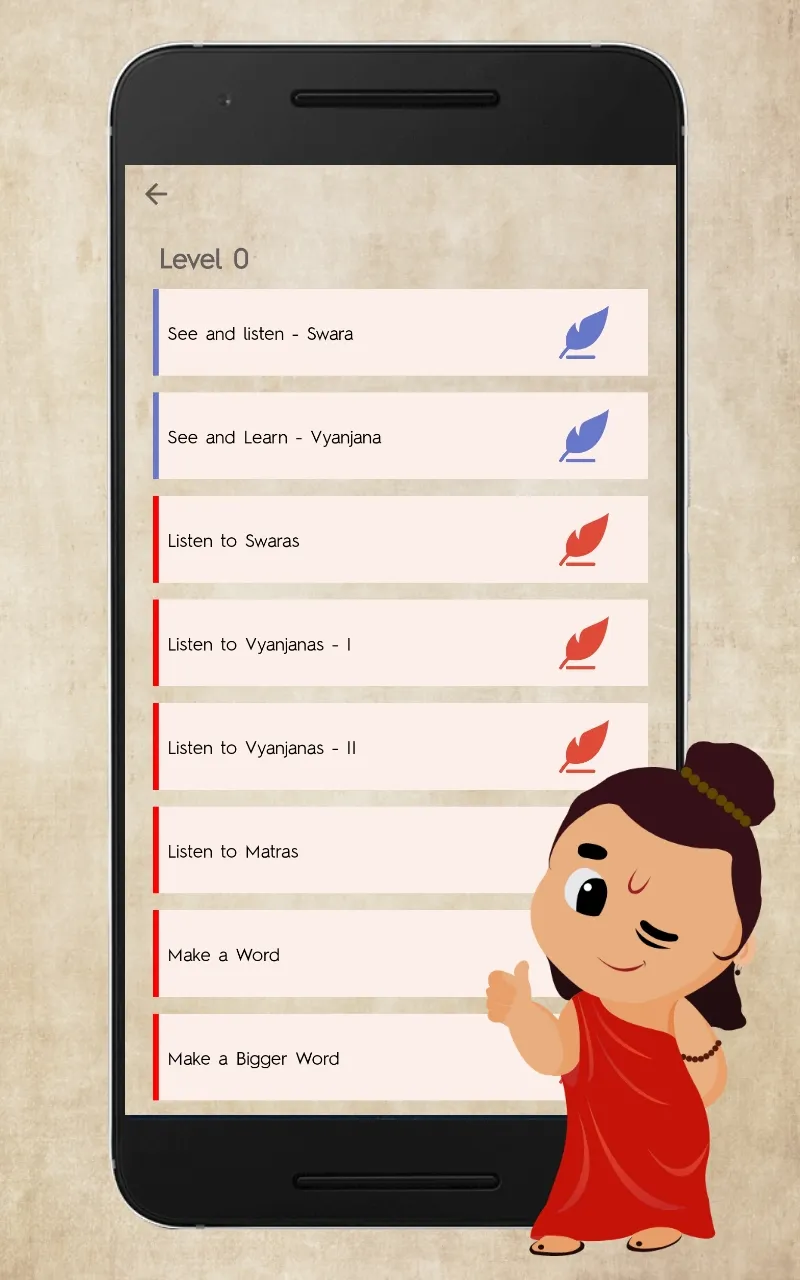 Sanskrit Learning-Little Guru | Indus Appstore | Screenshot