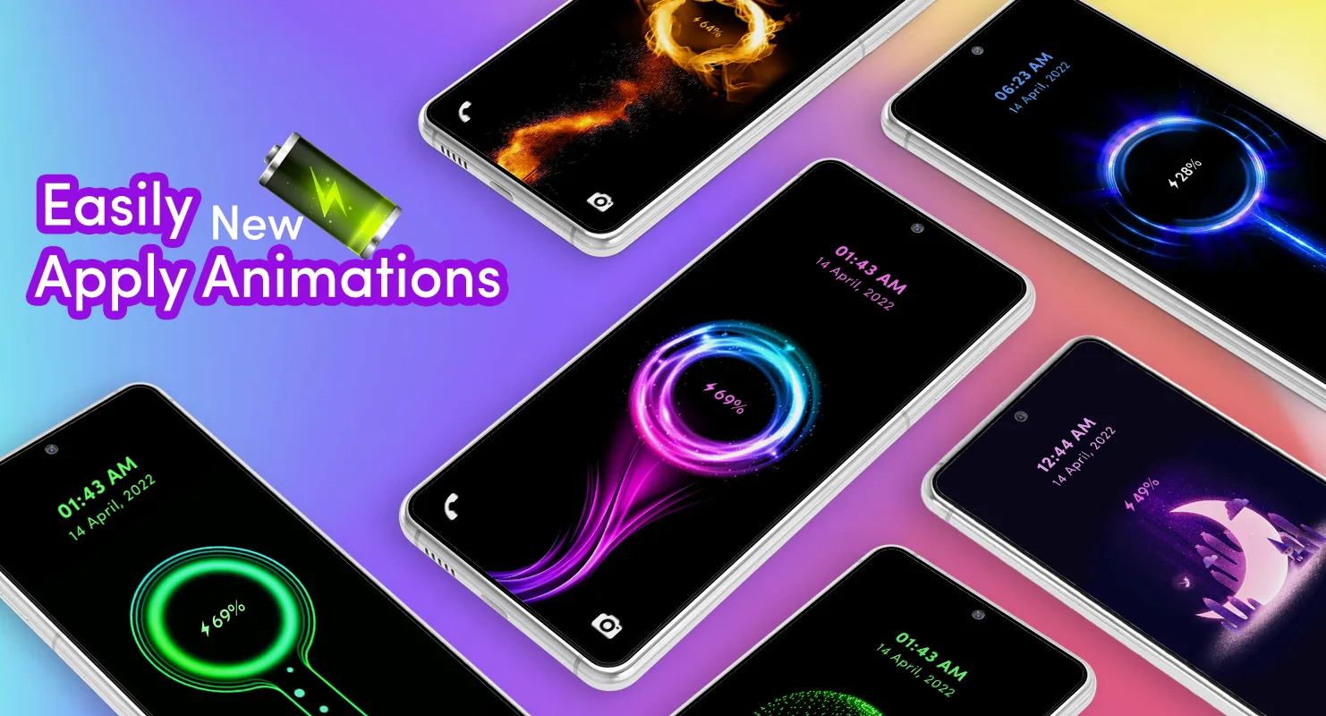 charging animation lock screen | Indus Appstore | Screenshot