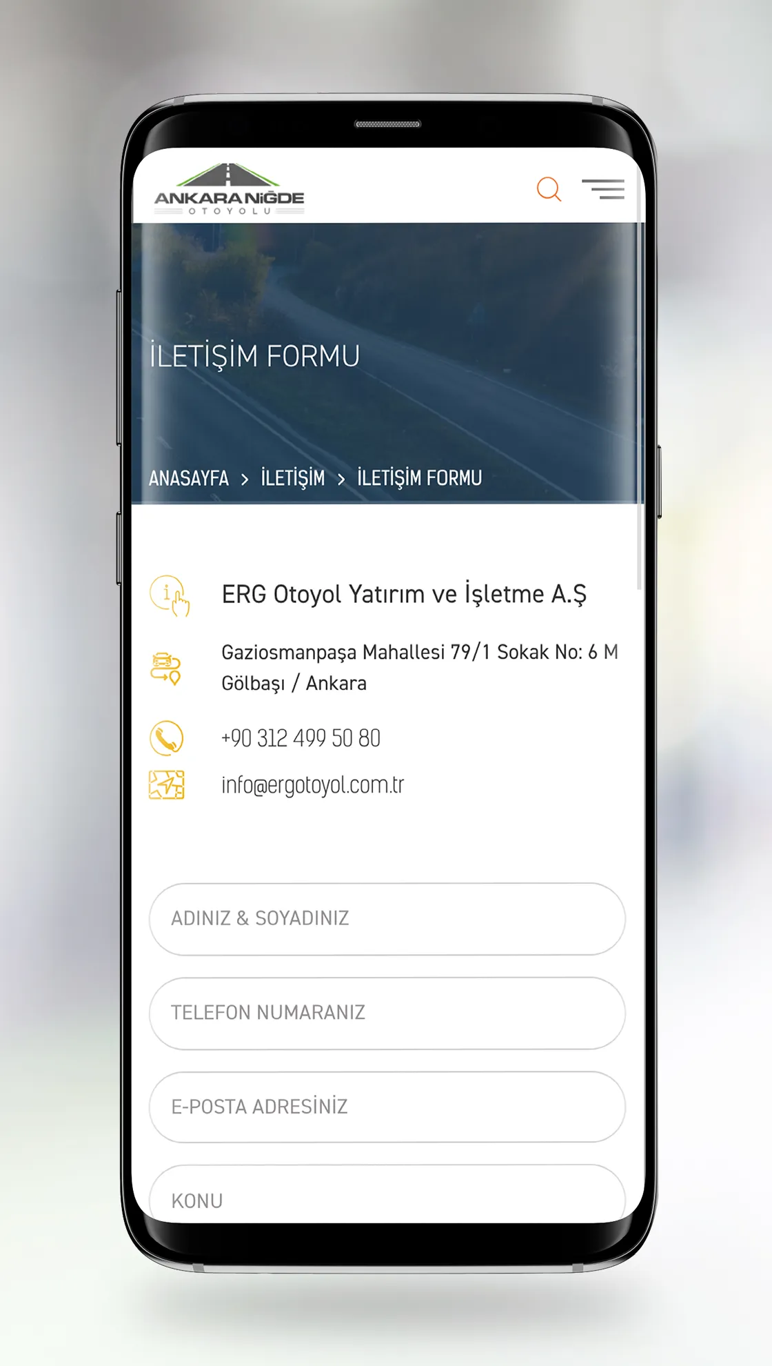 Ankara Niğde Otoyolu | Indus Appstore | Screenshot