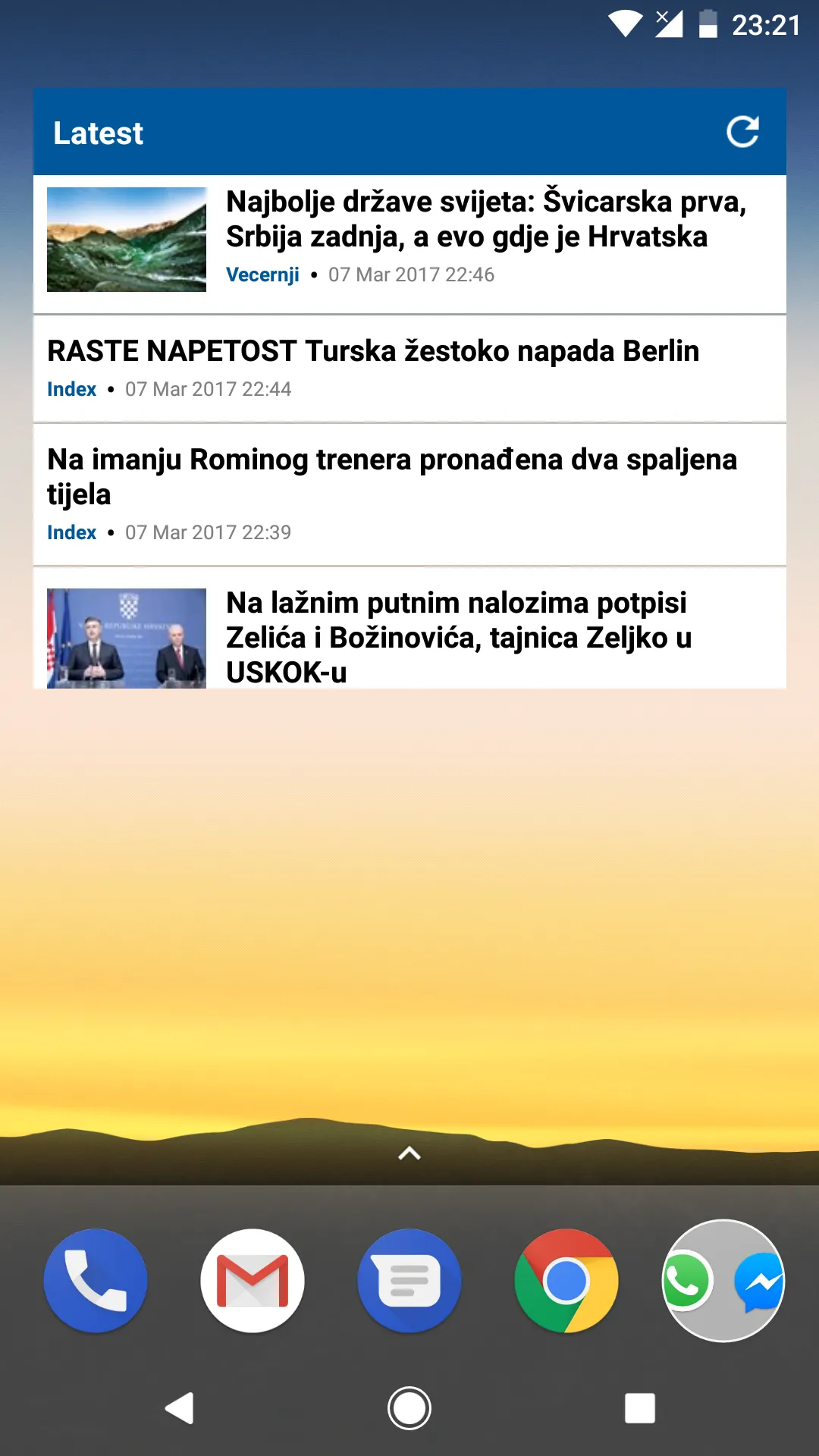 Croatia News (Hrvatska) | Indus Appstore | Screenshot