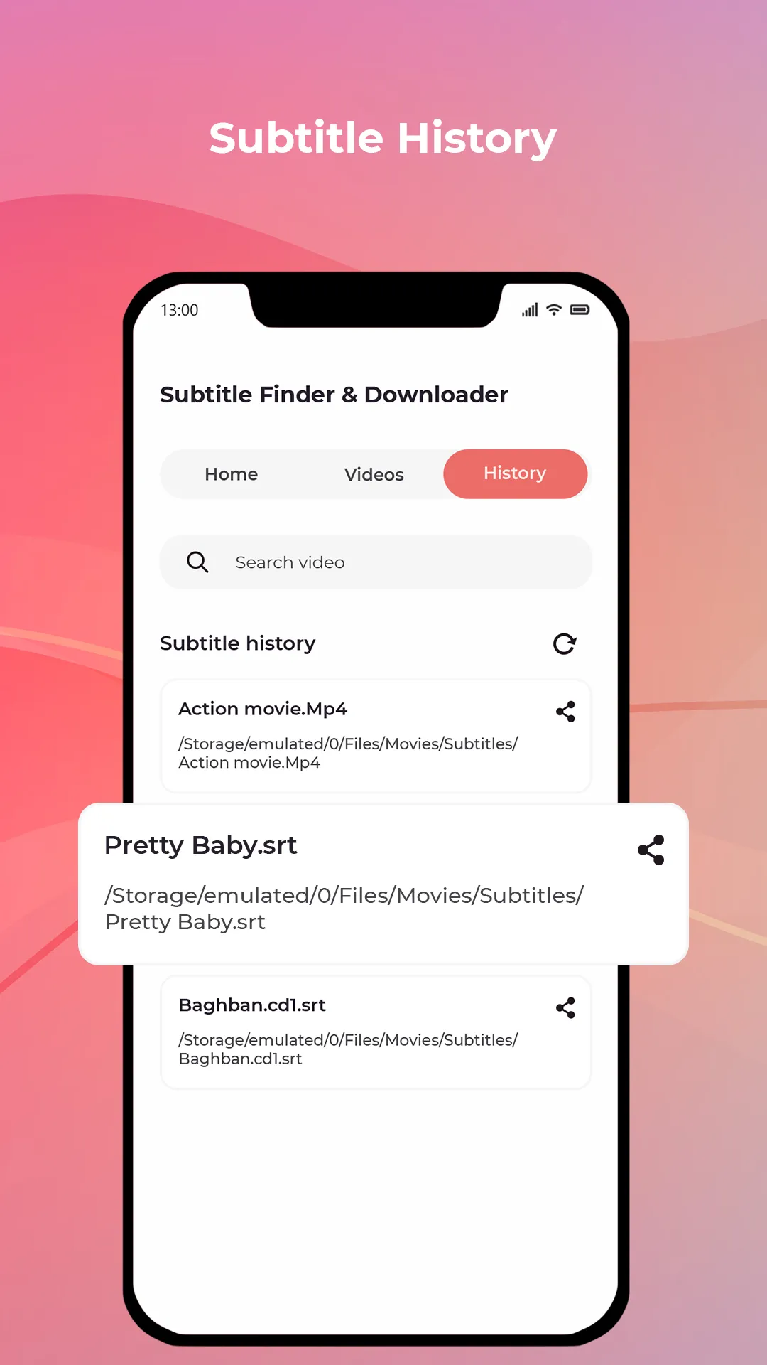 Subtitle Finder & Downloader | Indus Appstore | Screenshot