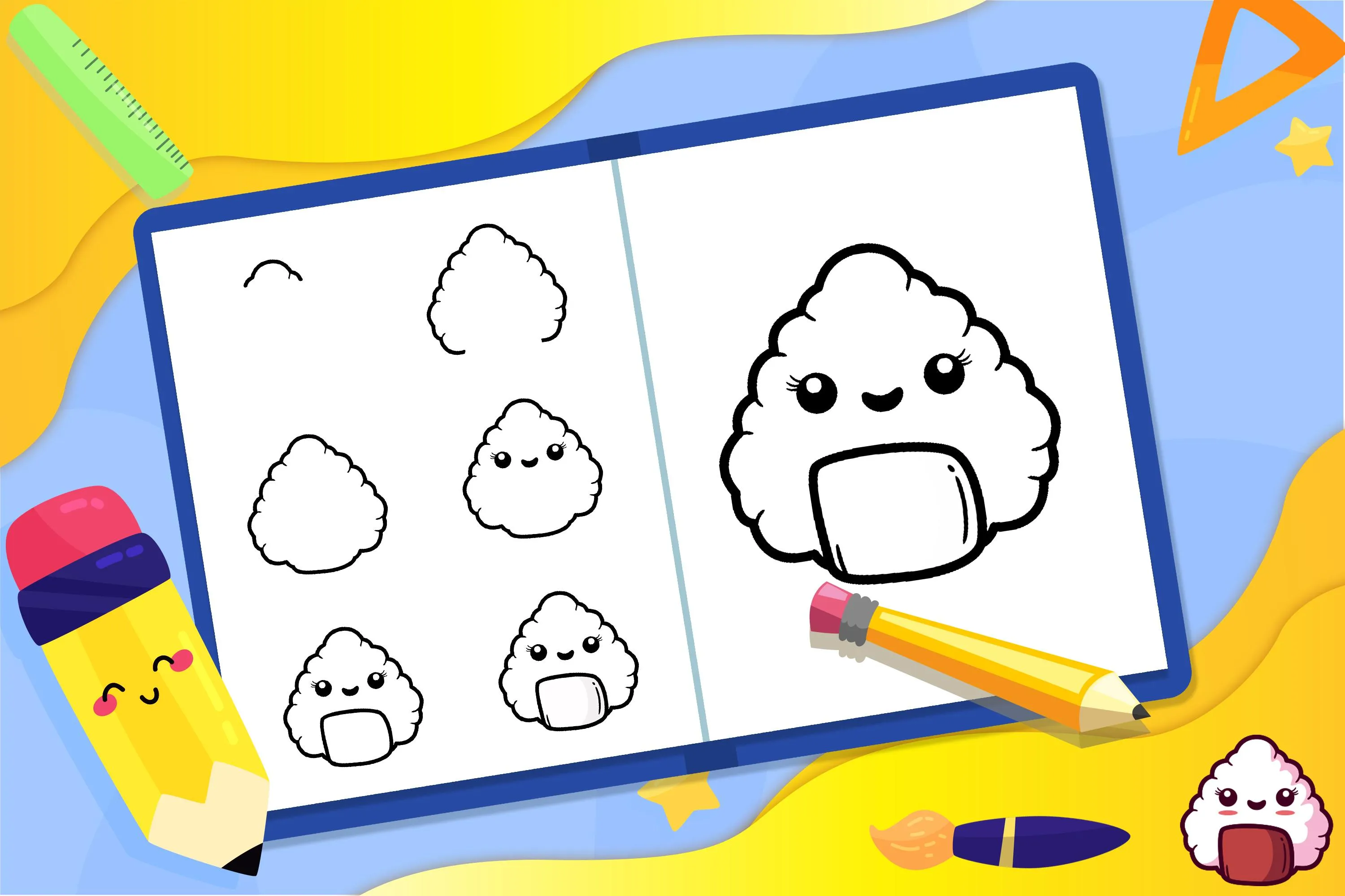 Learn to Draw Cute Characters | Indus Appstore | Screenshot