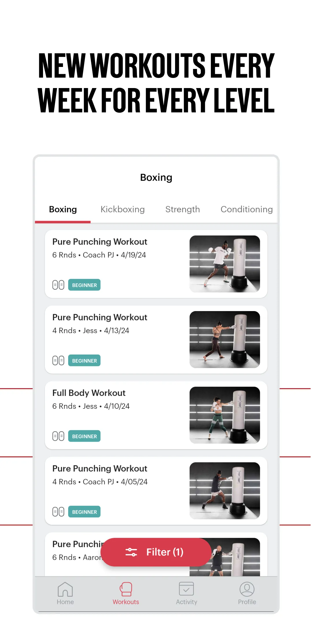 FightCamp Home Boxing Workouts | Indus Appstore | Screenshot