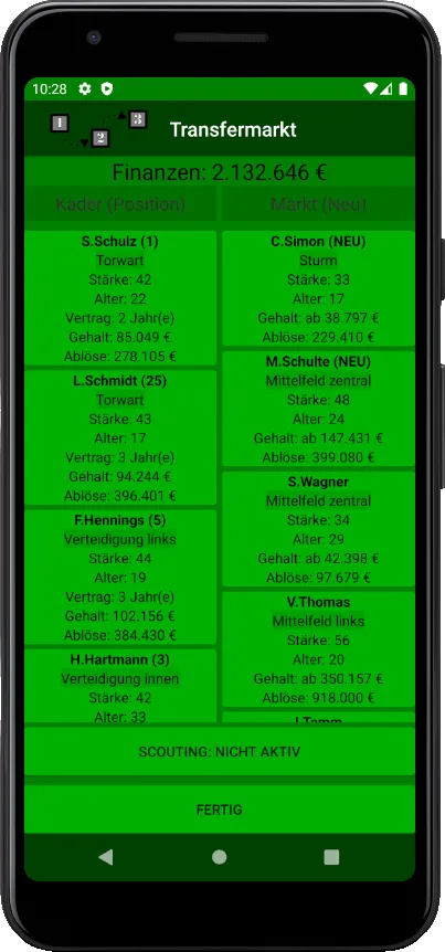 Aufstieg FussballManager 20/21 | Indus Appstore | Screenshot