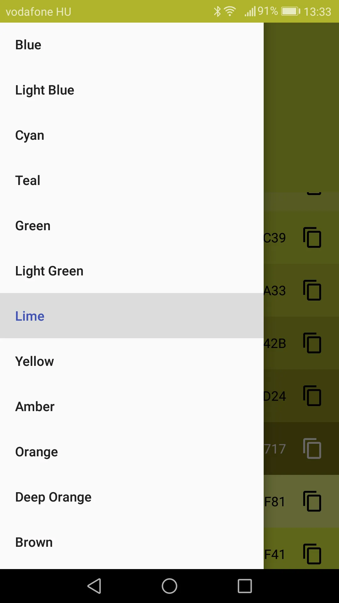 Material Design Color Palette | Indus Appstore | Screenshot