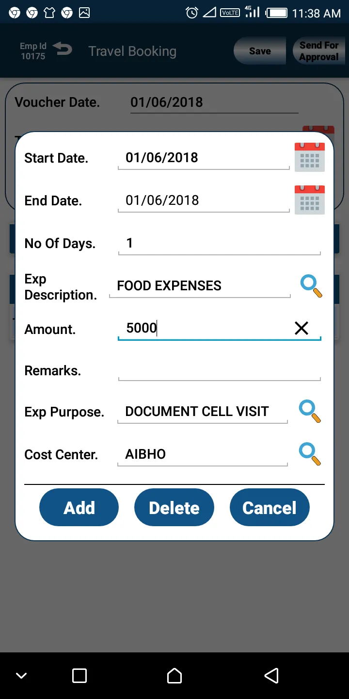 SFL Exp Reimbursement | Indus Appstore | Screenshot