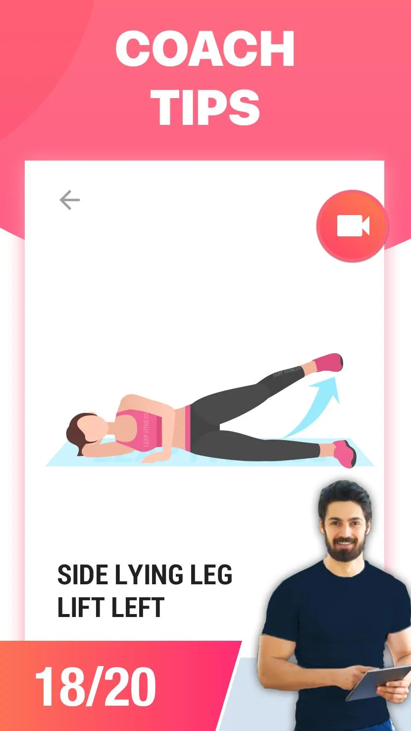 Leg Workouts - Tone up & Slim | Indus Appstore | Screenshot