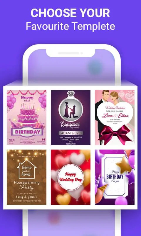 Invitation Card Maker & Ecards | Indus Appstore | Screenshot