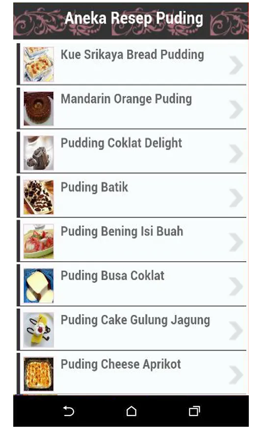 Resep Puding Terenak | Indus Appstore | Screenshot