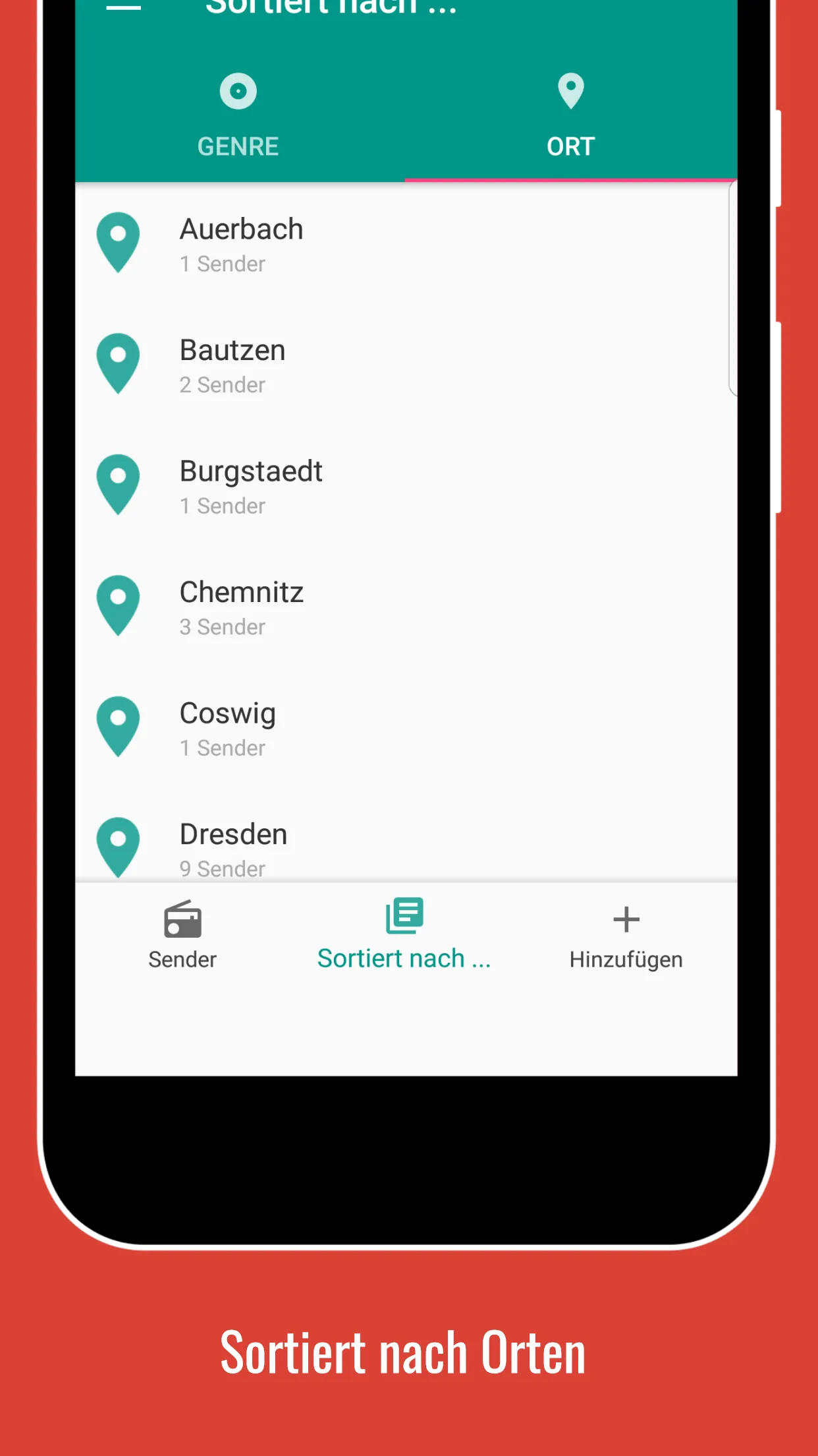 Radiosender Sachsen | Indus Appstore | Screenshot