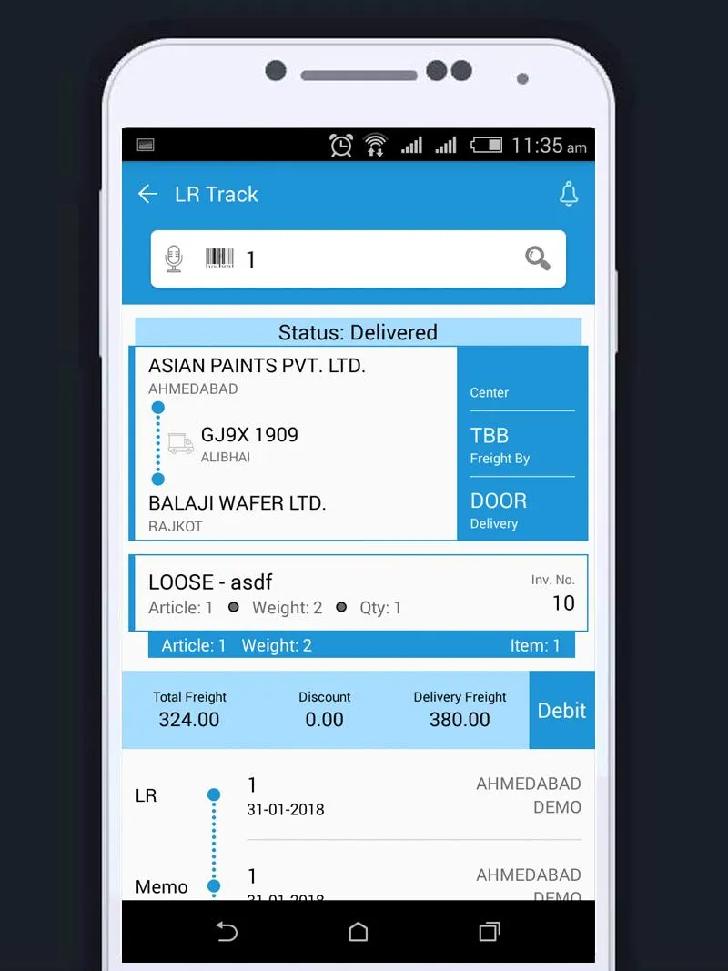 eCount - Transport Management  | Indus Appstore | Screenshot