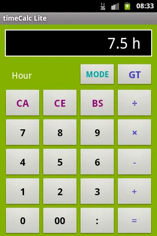 timeCalc Lite | Indus Appstore | Screenshot