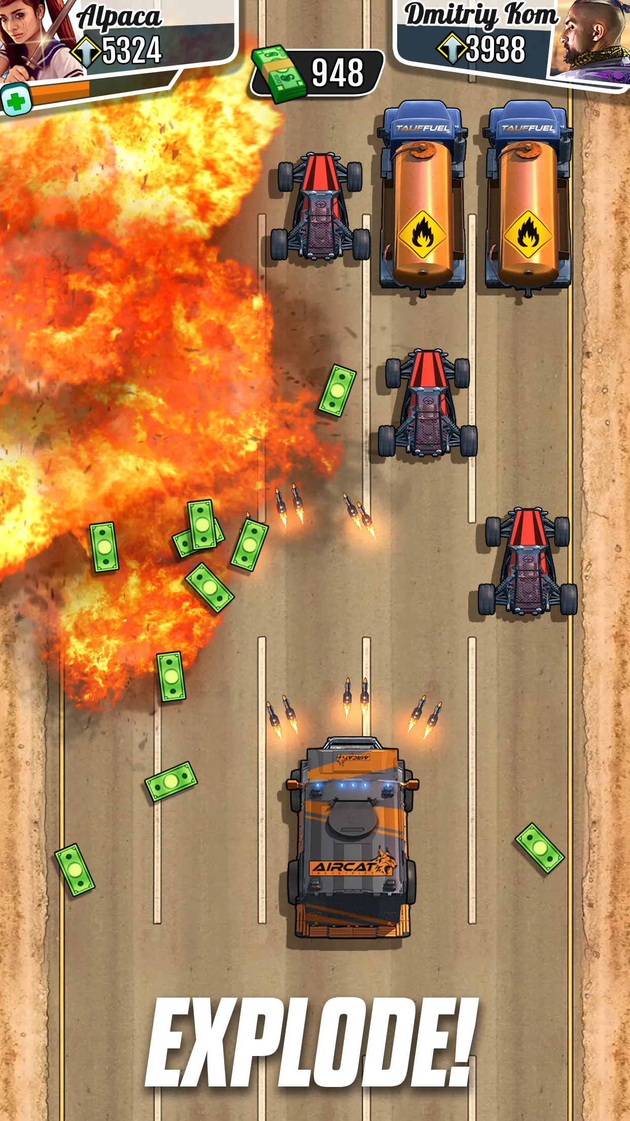 Fastlane: Road to Revenge | Indus Appstore | Screenshot