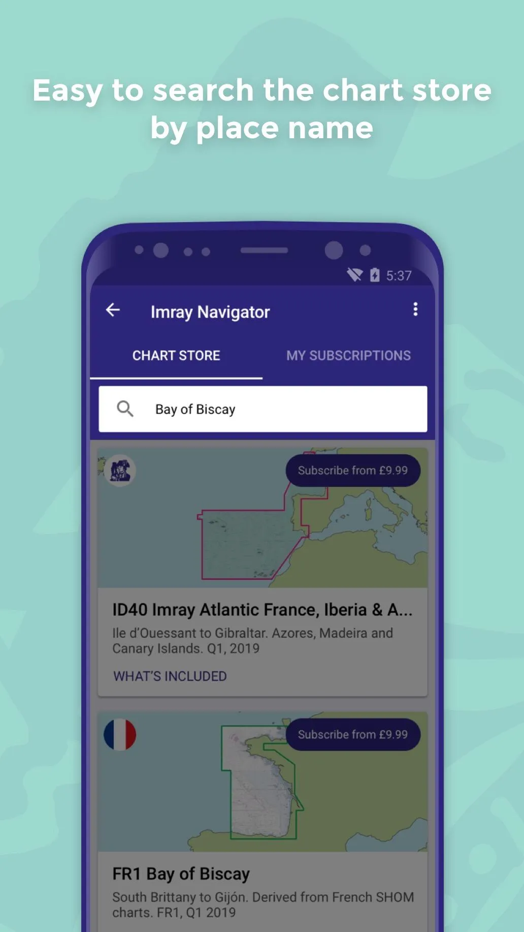 Imray Navigator | Indus Appstore | Screenshot