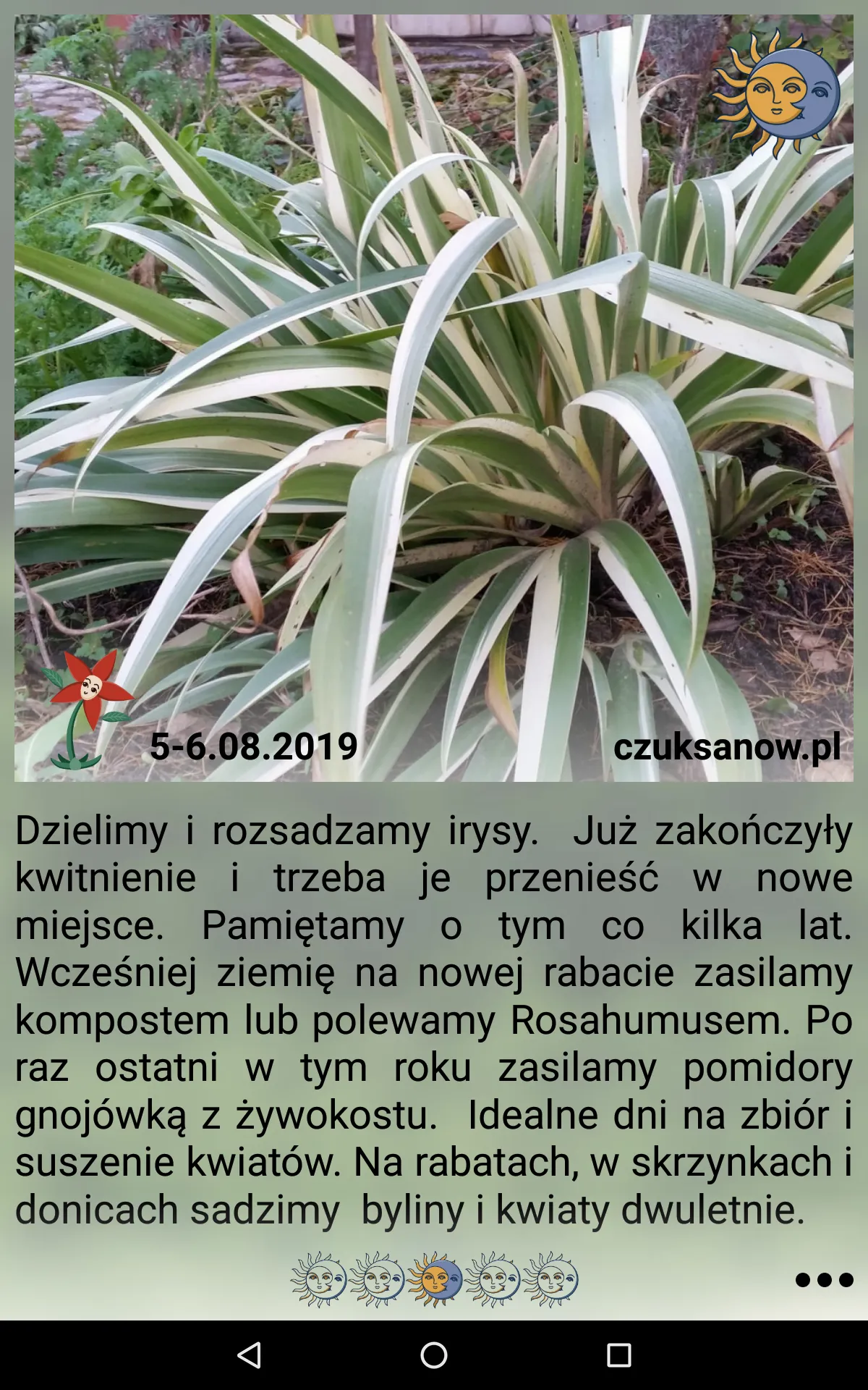 Kalendarz Ogrodniczy Czuksanow | Indus Appstore | Screenshot