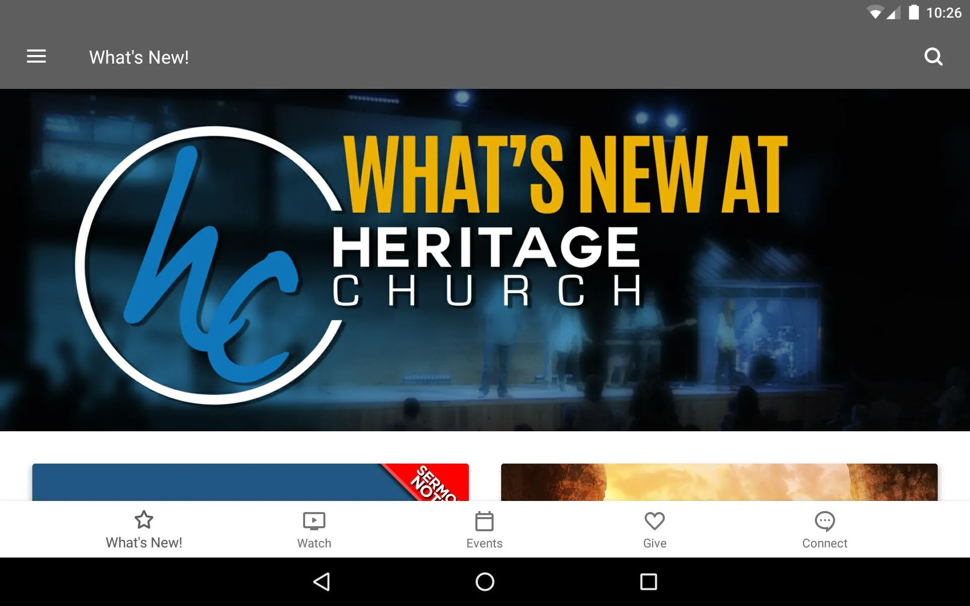 Heritage Church App | Indus Appstore | Screenshot