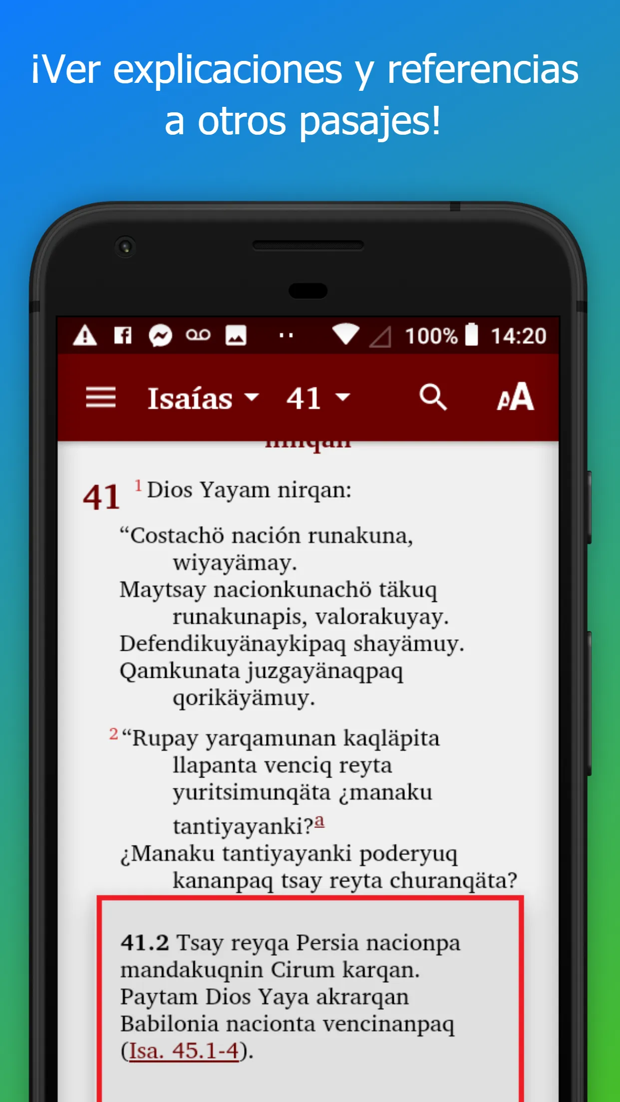 Bible Quechua N Conchucos | Indus Appstore | Screenshot