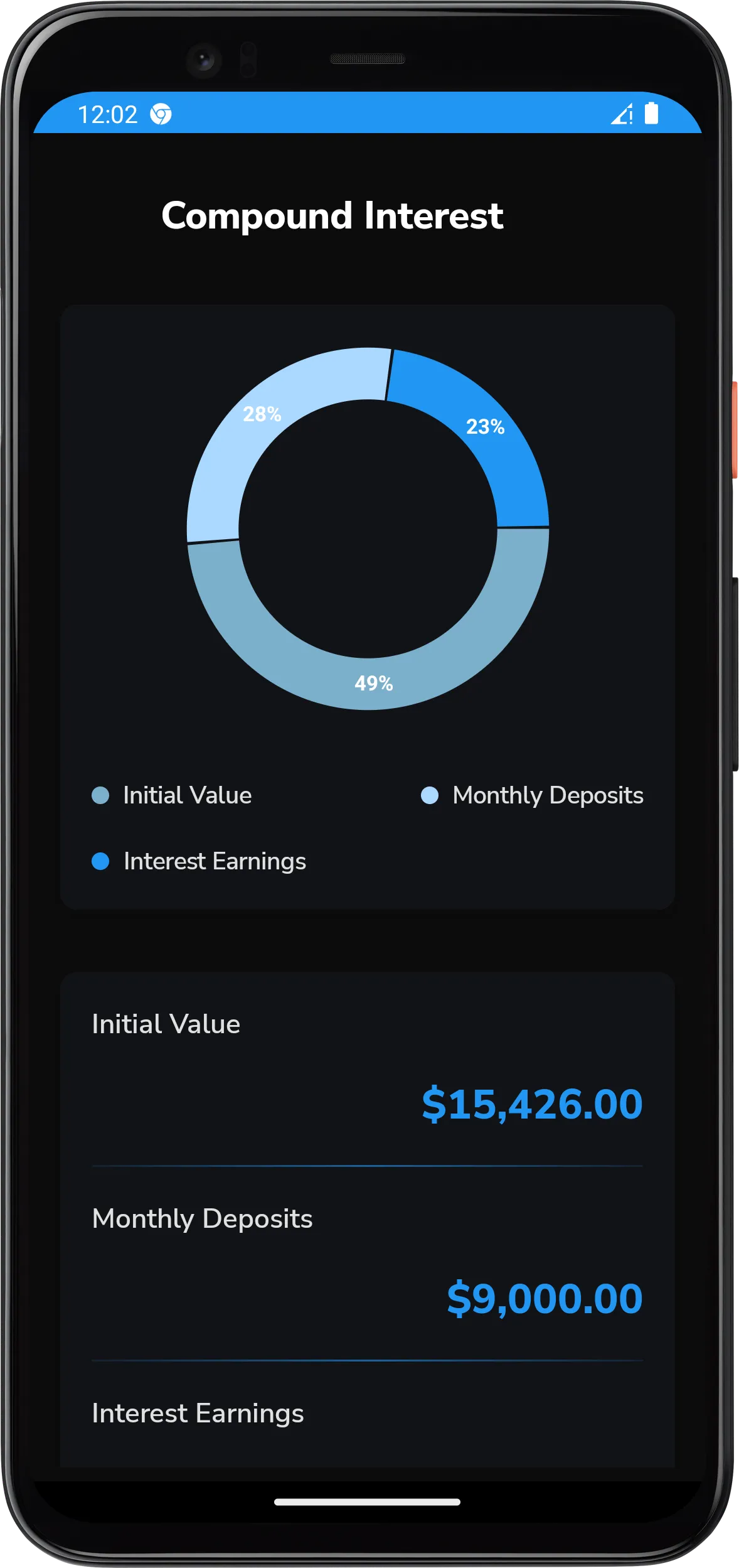 Compound Interest - Icalc | Indus Appstore | Screenshot