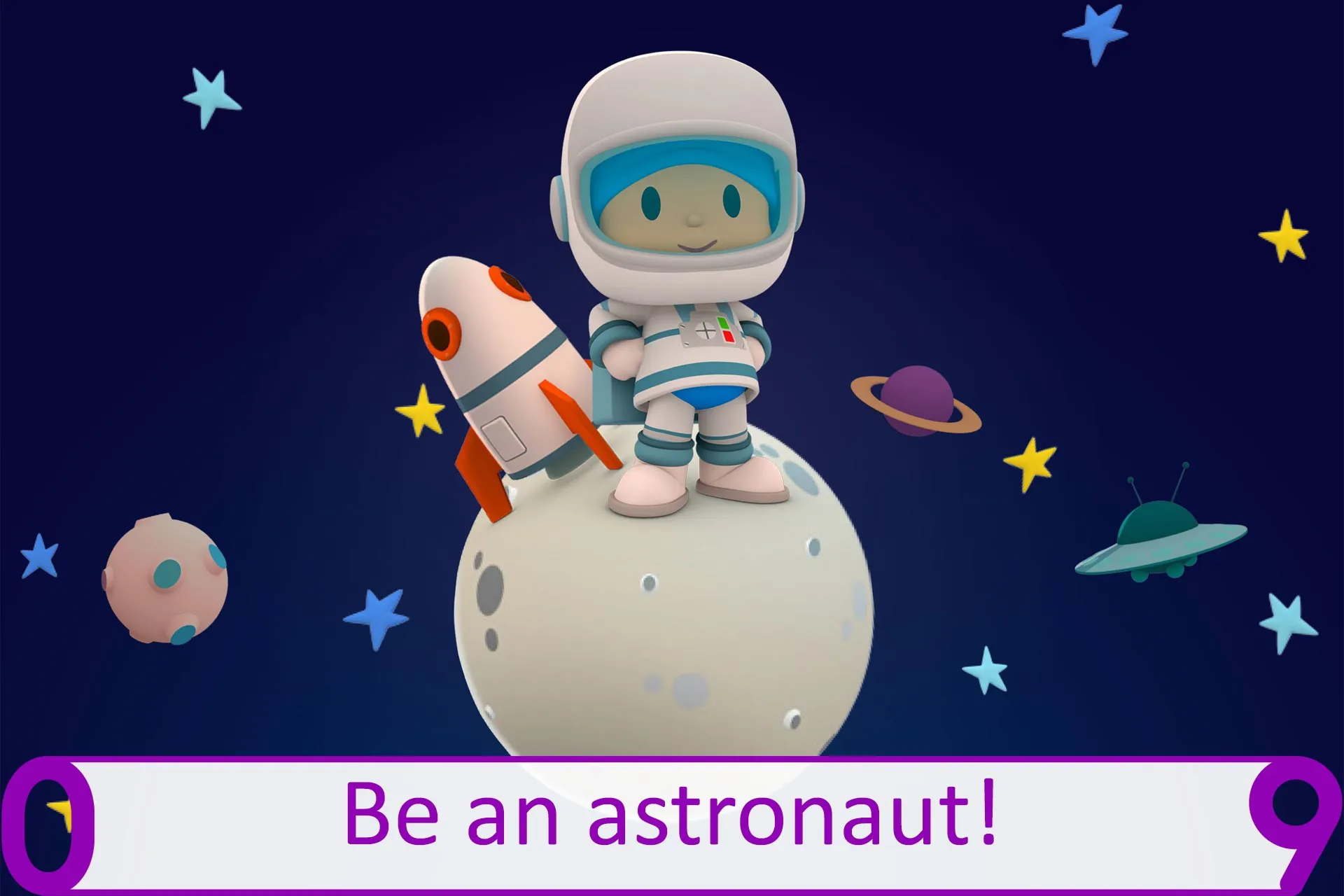 Pocoyo 1,2,3 Space Adventure | Indus Appstore | Screenshot