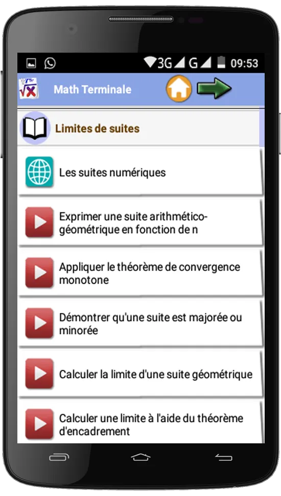 Math Terminale | Indus Appstore | Screenshot