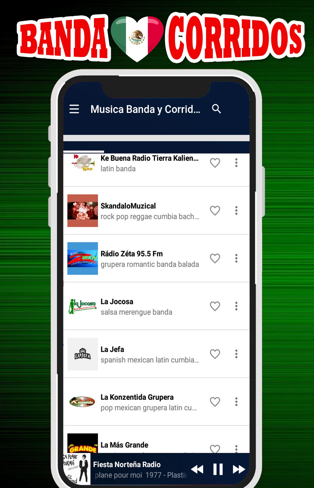 Musica Banda y Corridos | Indus Appstore | Screenshot