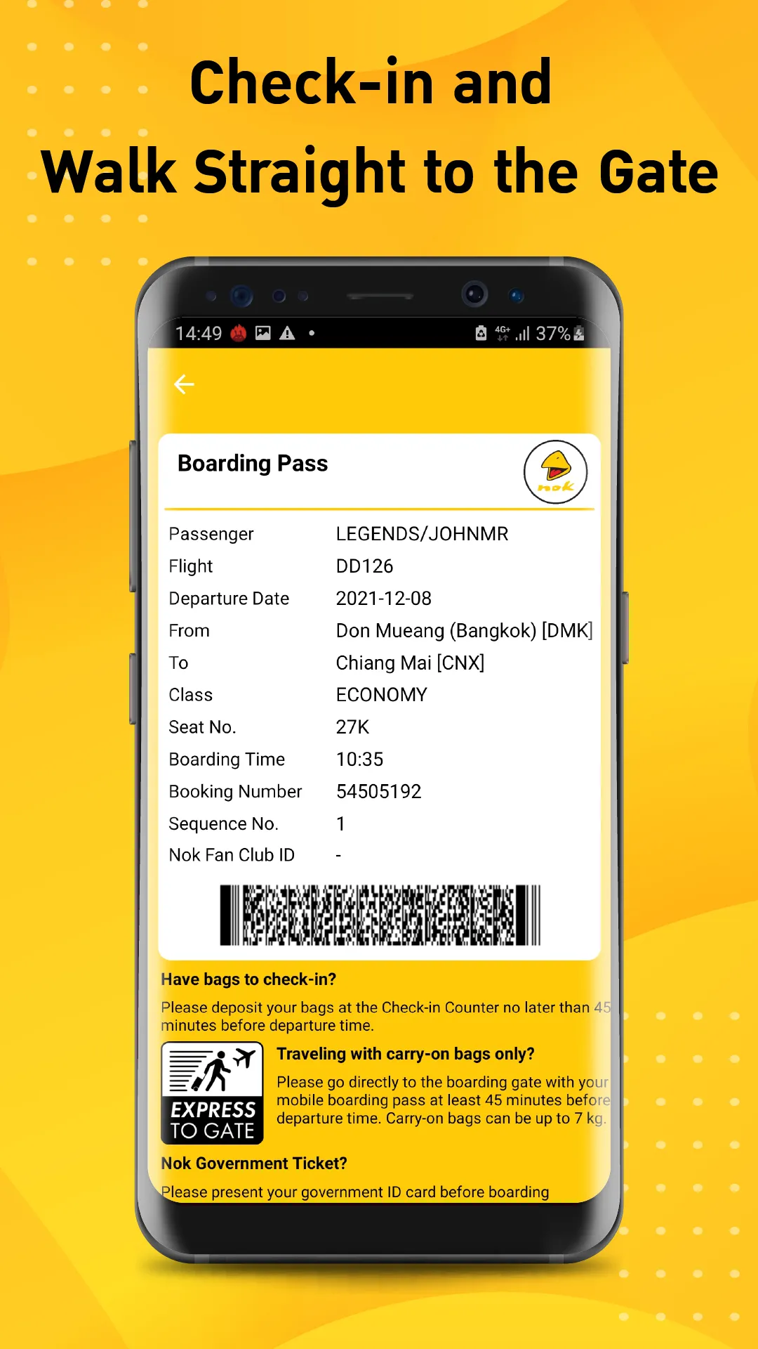 Nok Air | Indus Appstore | Screenshot