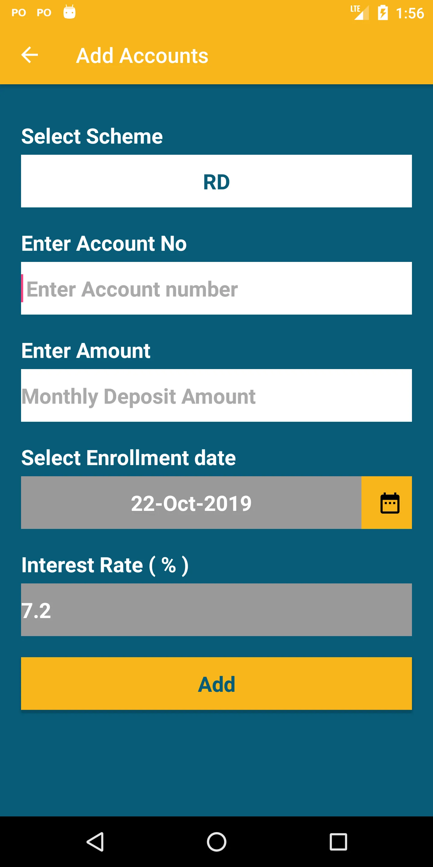 PO Interest Calculator Pro | Indus Appstore | Screenshot