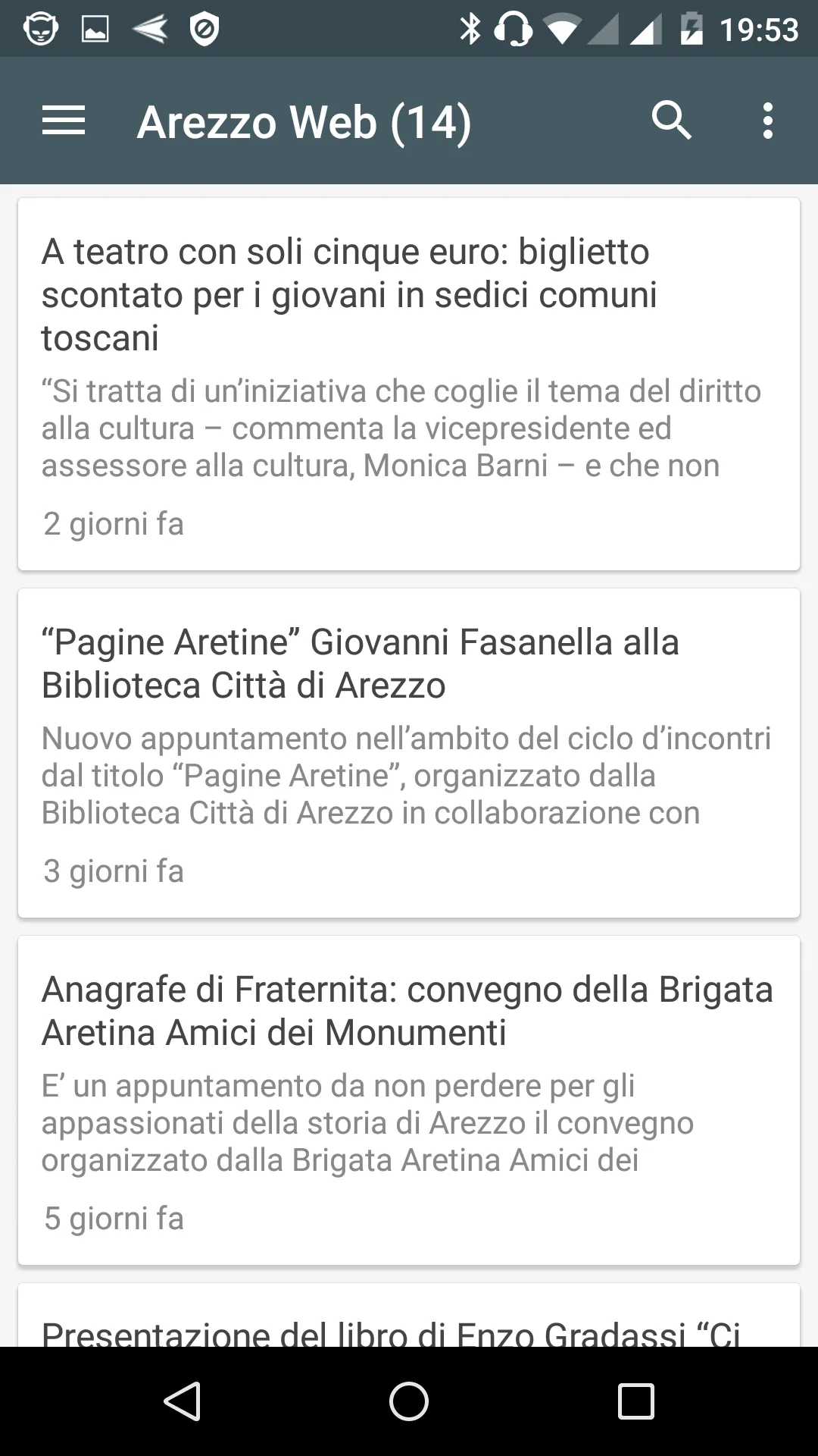 Arezzo notizie locali | Indus Appstore | Screenshot